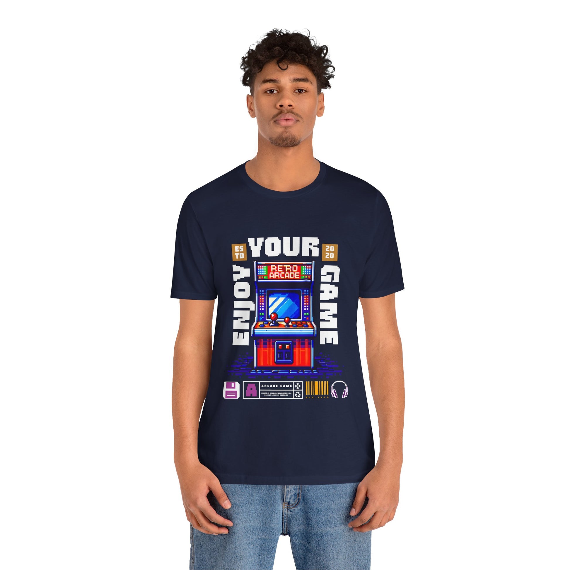 """"''Retro Arcade T-Shirt — Enjoy Your Game Vintage Gaming Tee