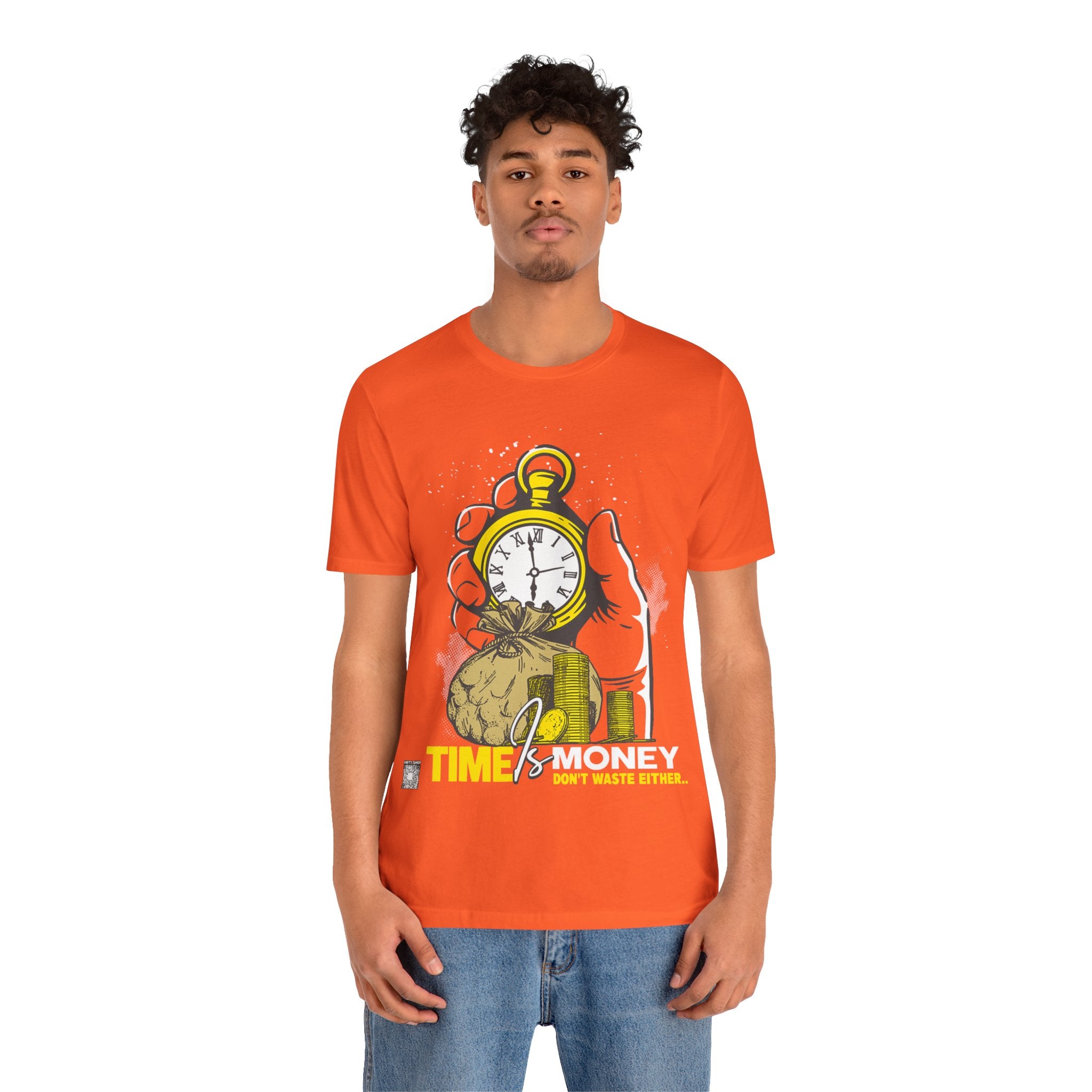 TIME IS MONEY Unisex Jersey Short Sleeve Tee