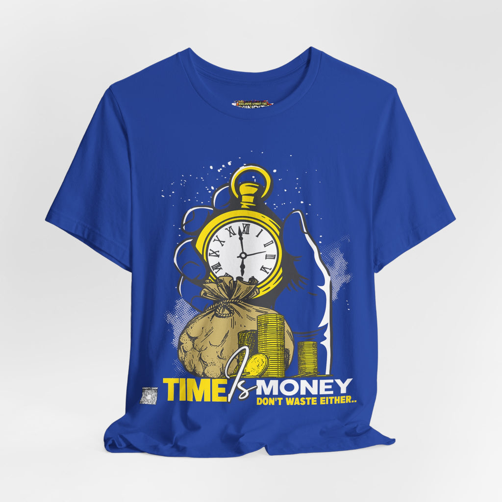 TIME IS MONEY Unisex Jersey Short Sleeve Tee