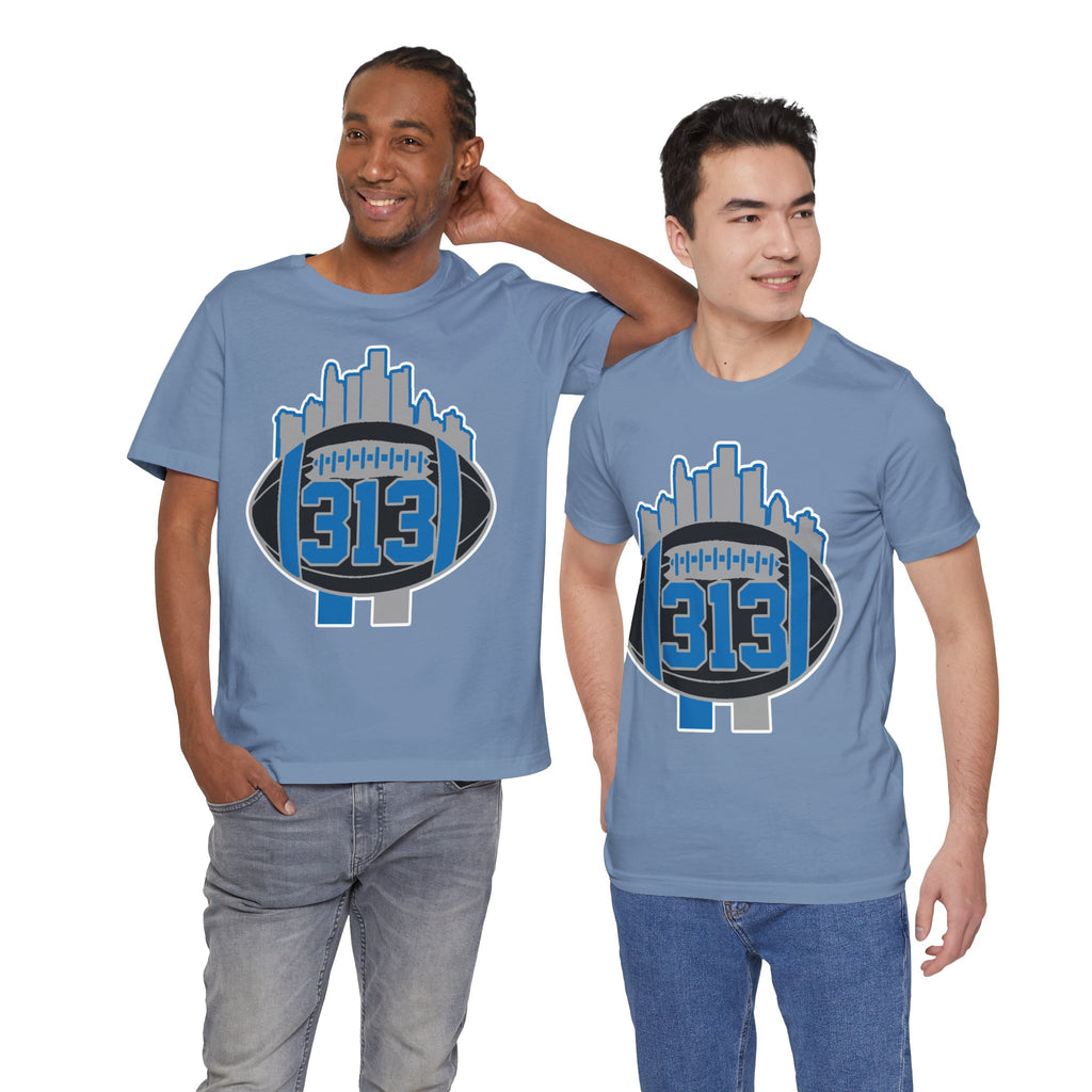 LION NEW COLORS DETROIT 313 FOOT BALL SHIRT