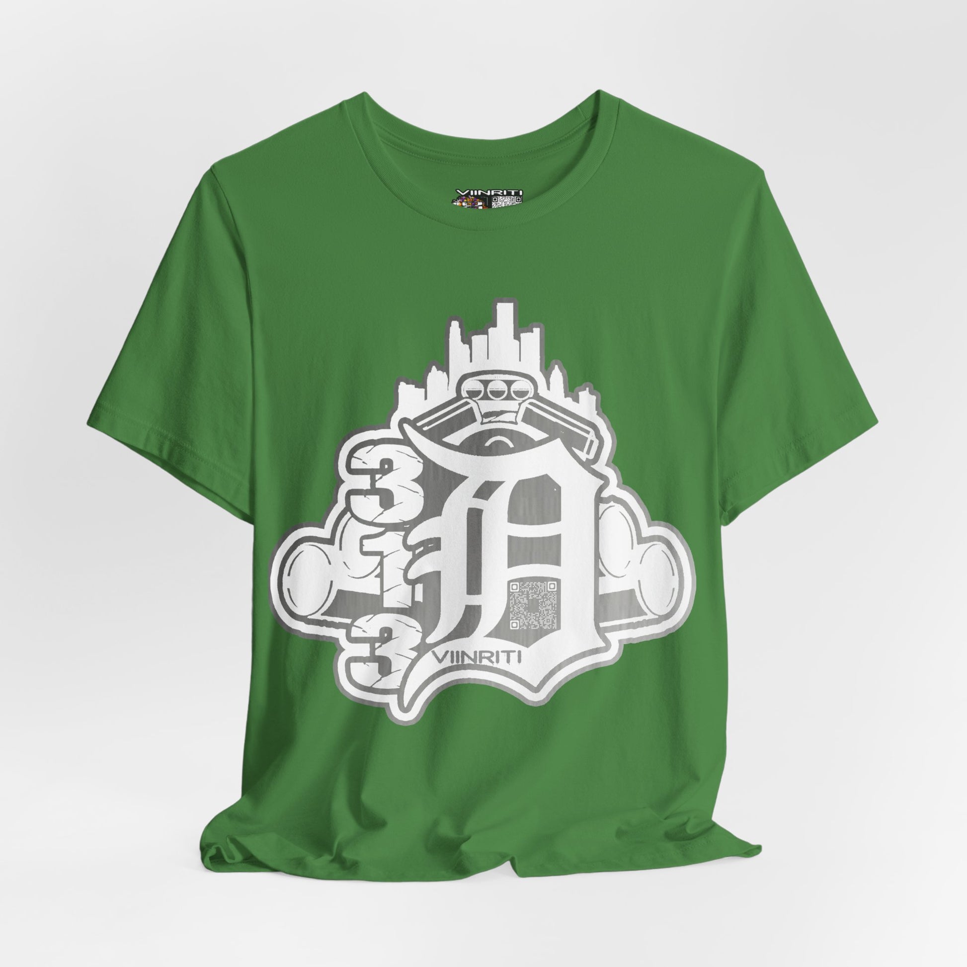 Detroit Vintage Logo T-Shirt — D City Skyline Emblem