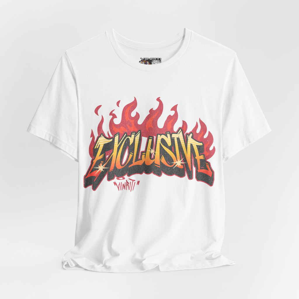 VIINRITI- 'Exclusive' Flame Graphic Streetwear T‑Shirt