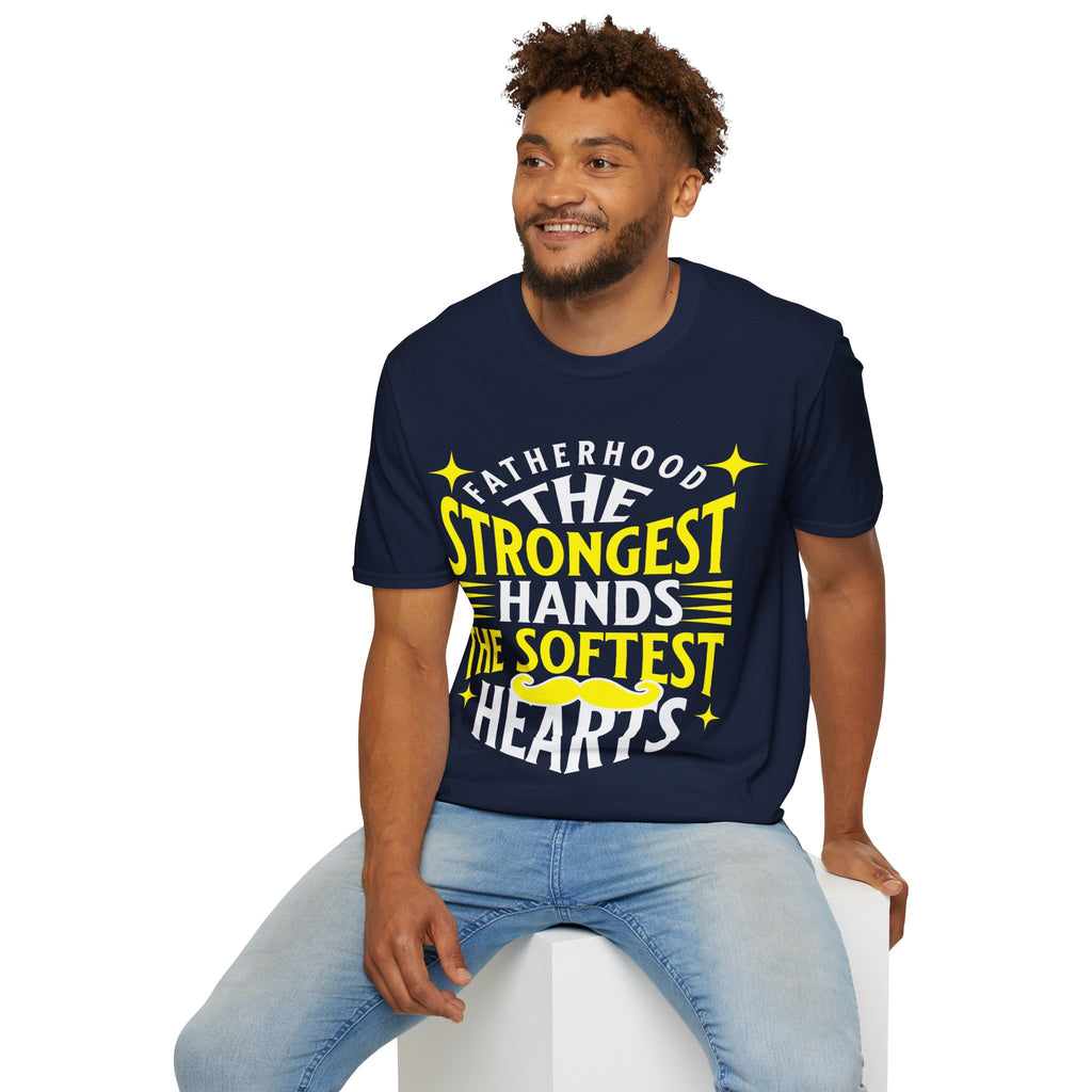 Fatherhood T-Shirt, Softstyle Tee for Dads, Gifts for Father's Day, Casual Wear, Unique Men’s Apparel, Family Celebration Top