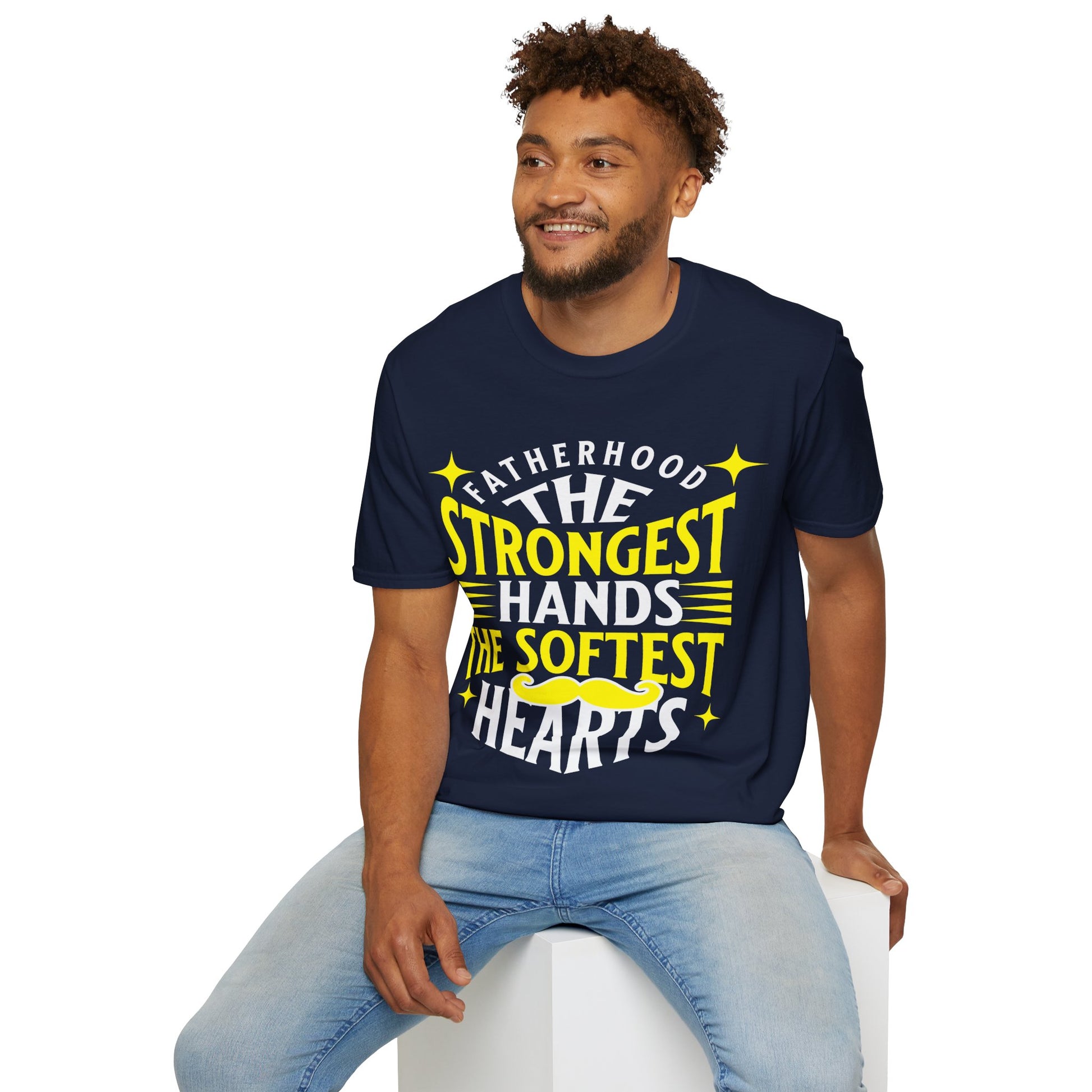 Fatherhood T-Shirt, Softstyle Tee for Dads, Gifts for Father's Day, Casual Wear, Unique Men’s Apparel, Family Celebration Top