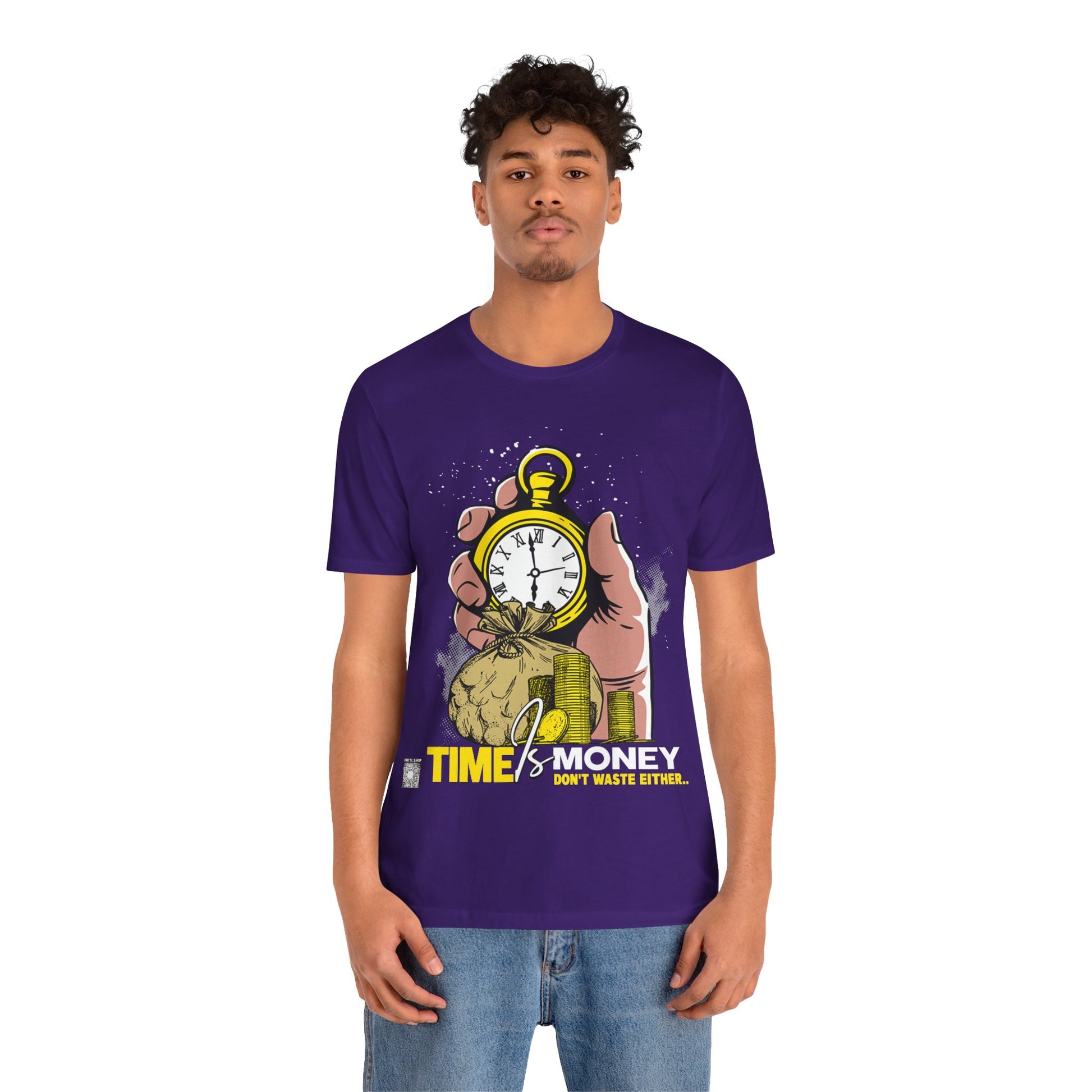 TIME IS MONEY Unisex Jersey Short Sleeve Tee