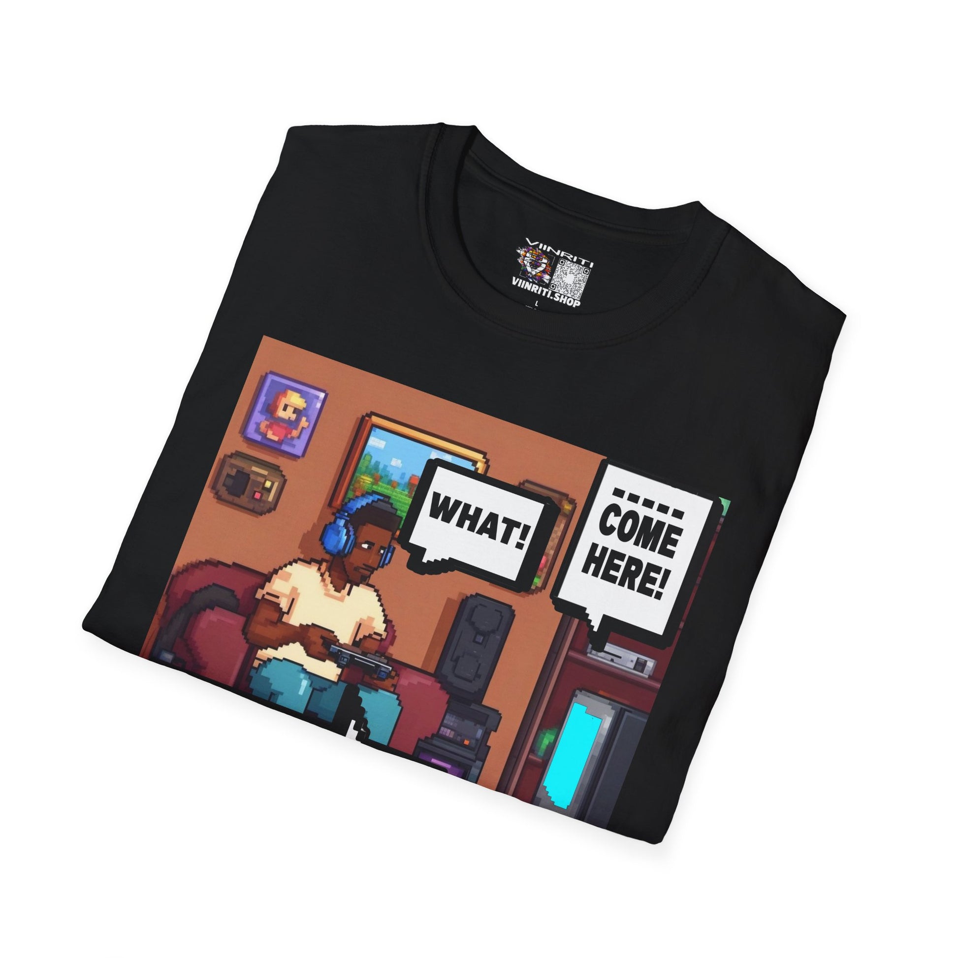 Gamer Comic Tee — "I'm Trying to Play the Game" Graphic T-Shirt