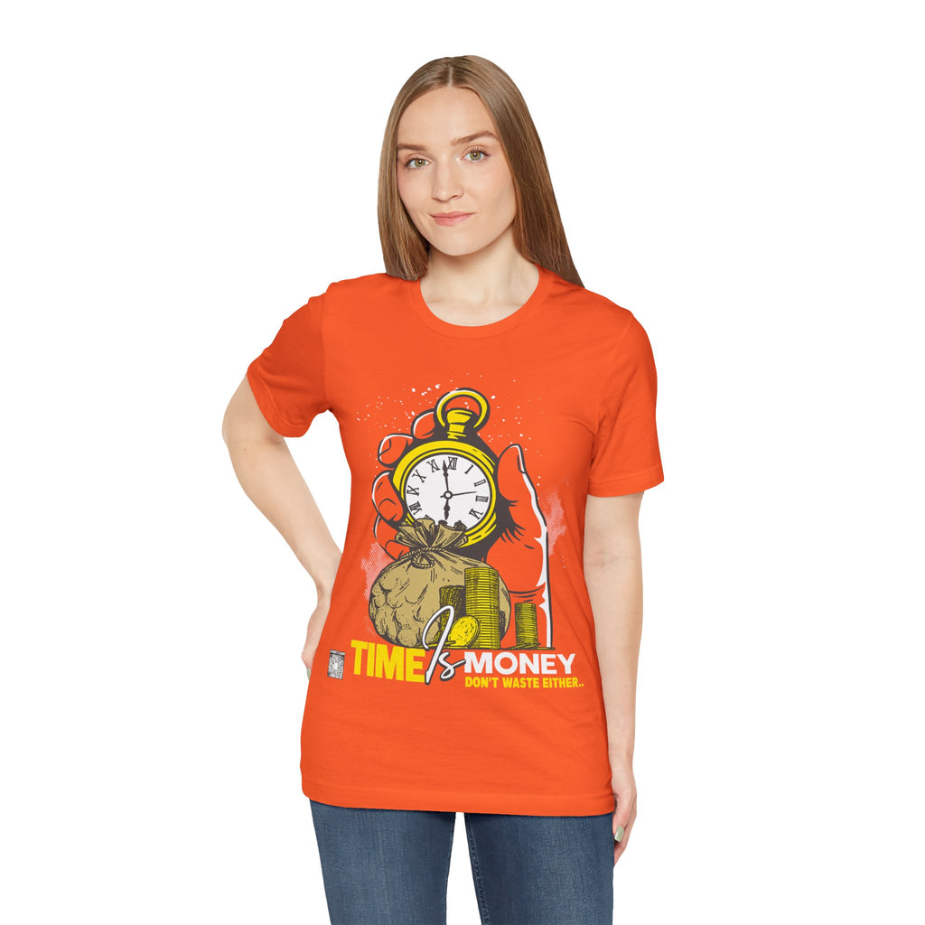 TIME IS MONEY Unisex Jersey Short Sleeve Tee