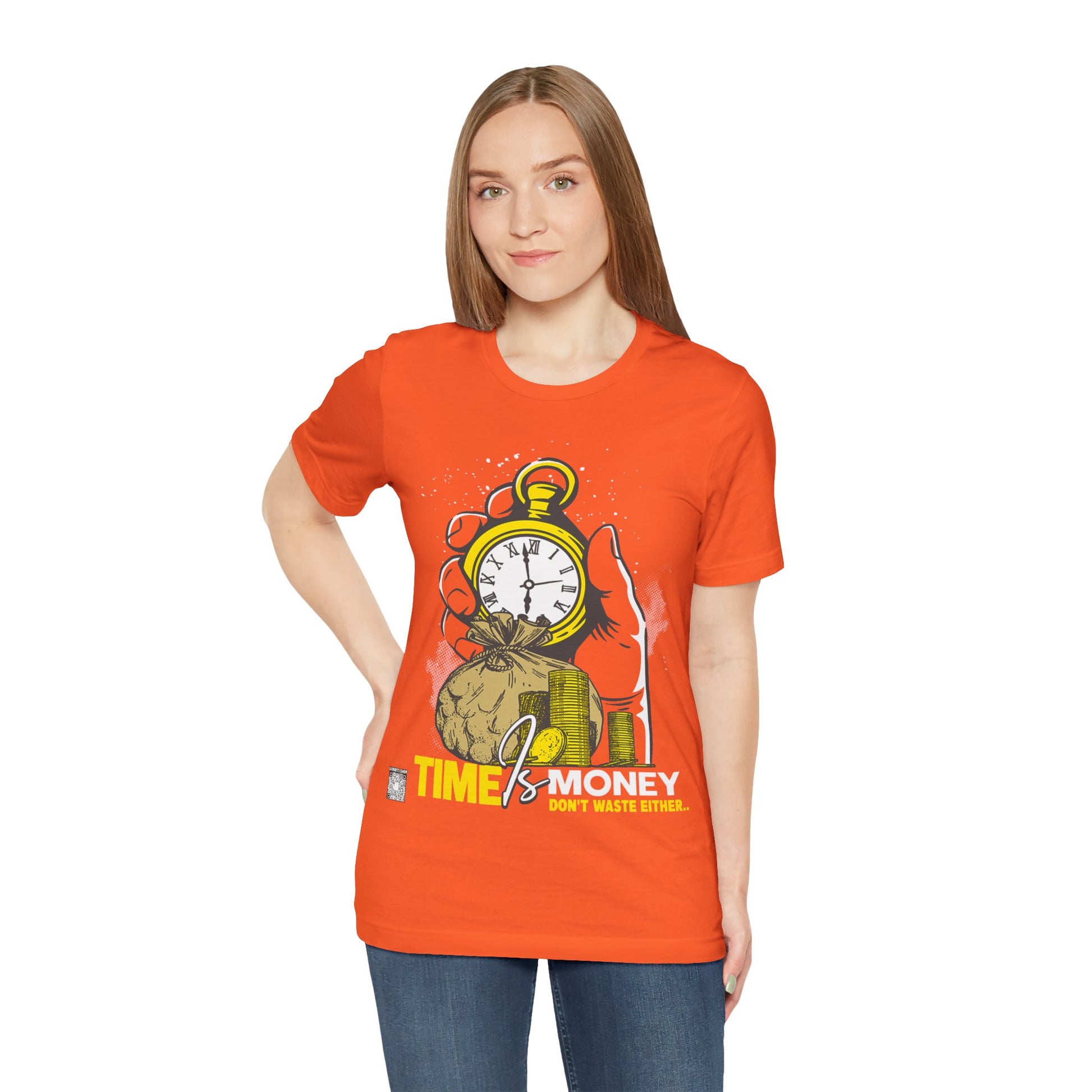 TIME IS MONEY Unisex Jersey Short Sleeve Tee