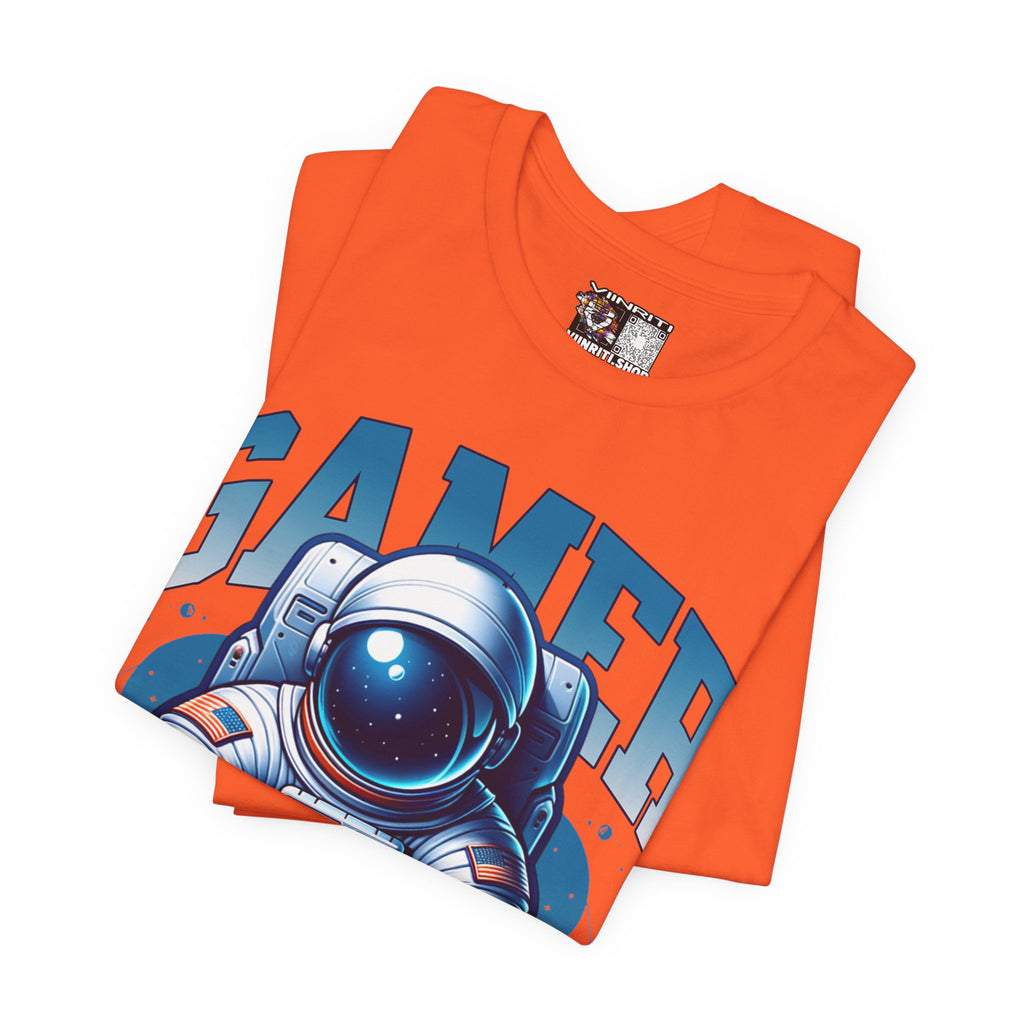 Astronaut Gamer T‑Shirt — 'GAMER' Space Controller Tee