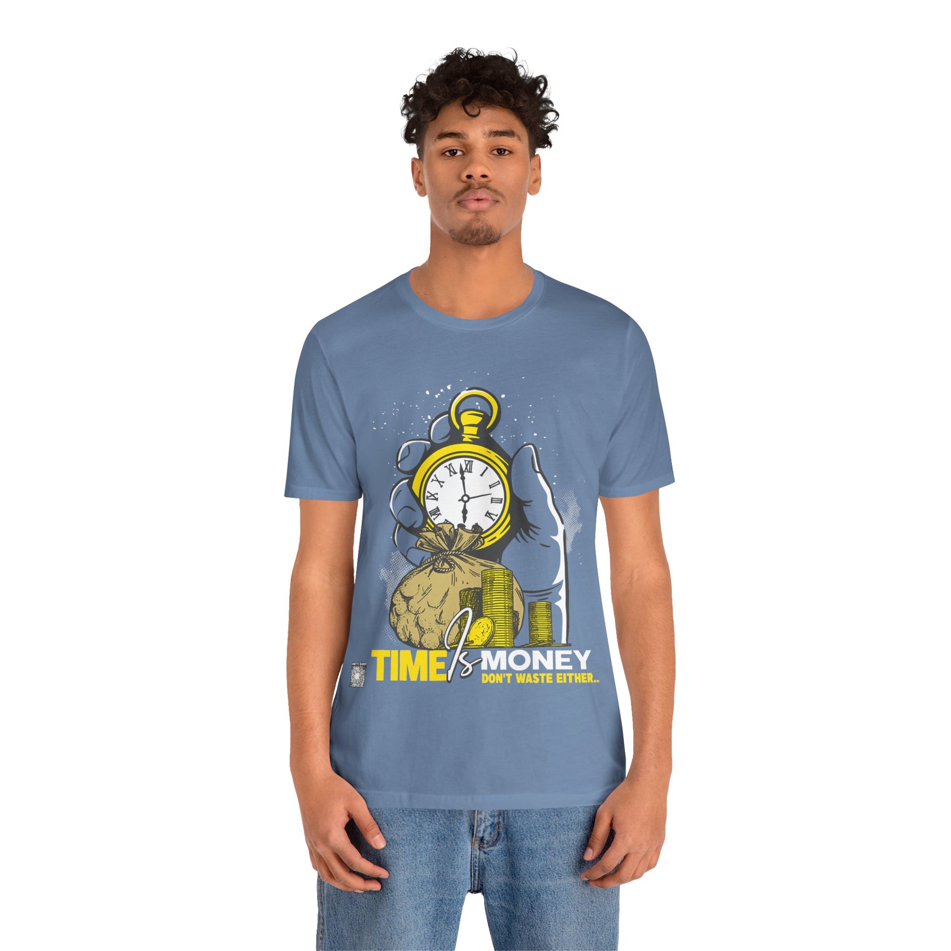 TIME IS MONEY Unisex Jersey Short Sleeve Tee