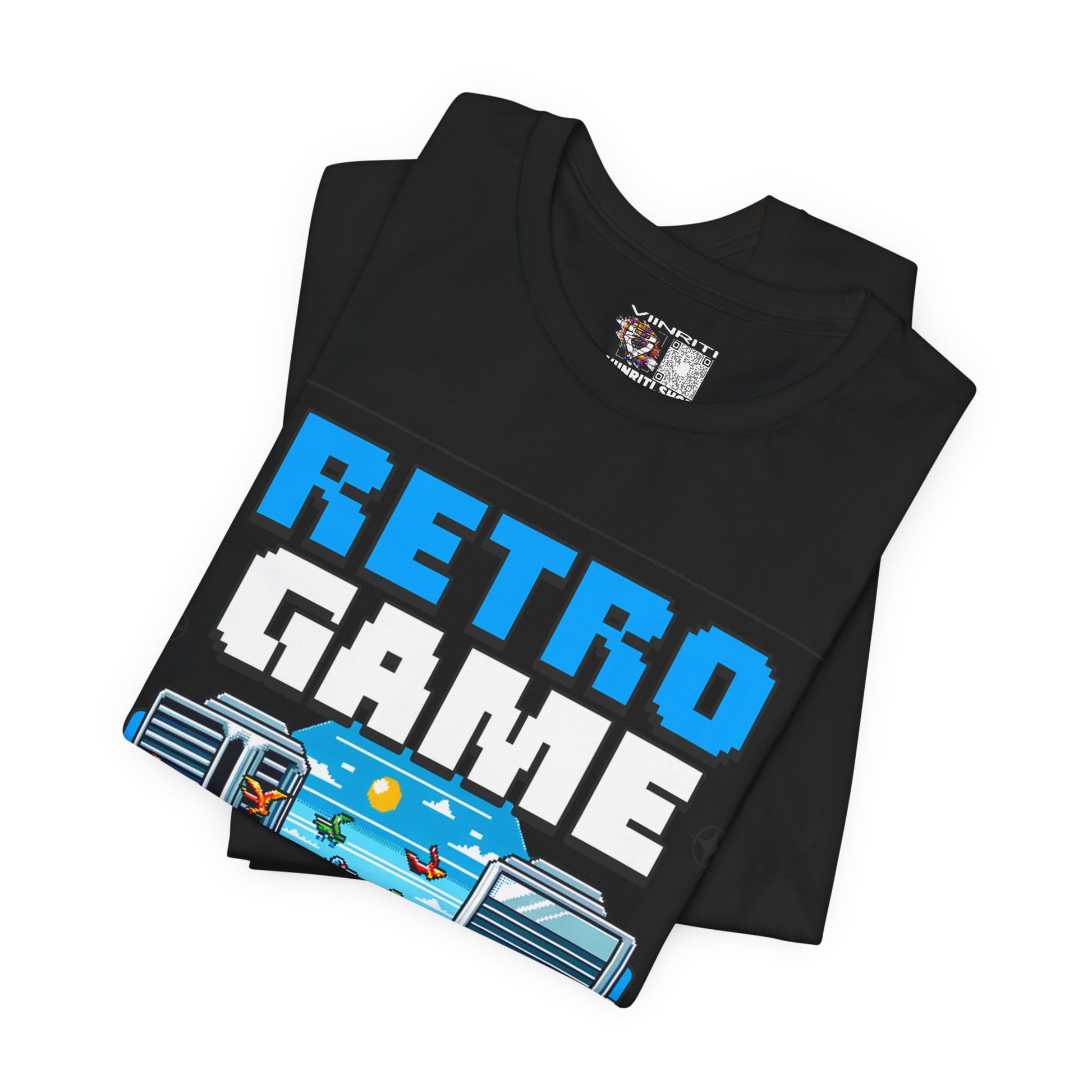 Retro Game T‑Shirt — 8‑Bit Arcade Scene Tee