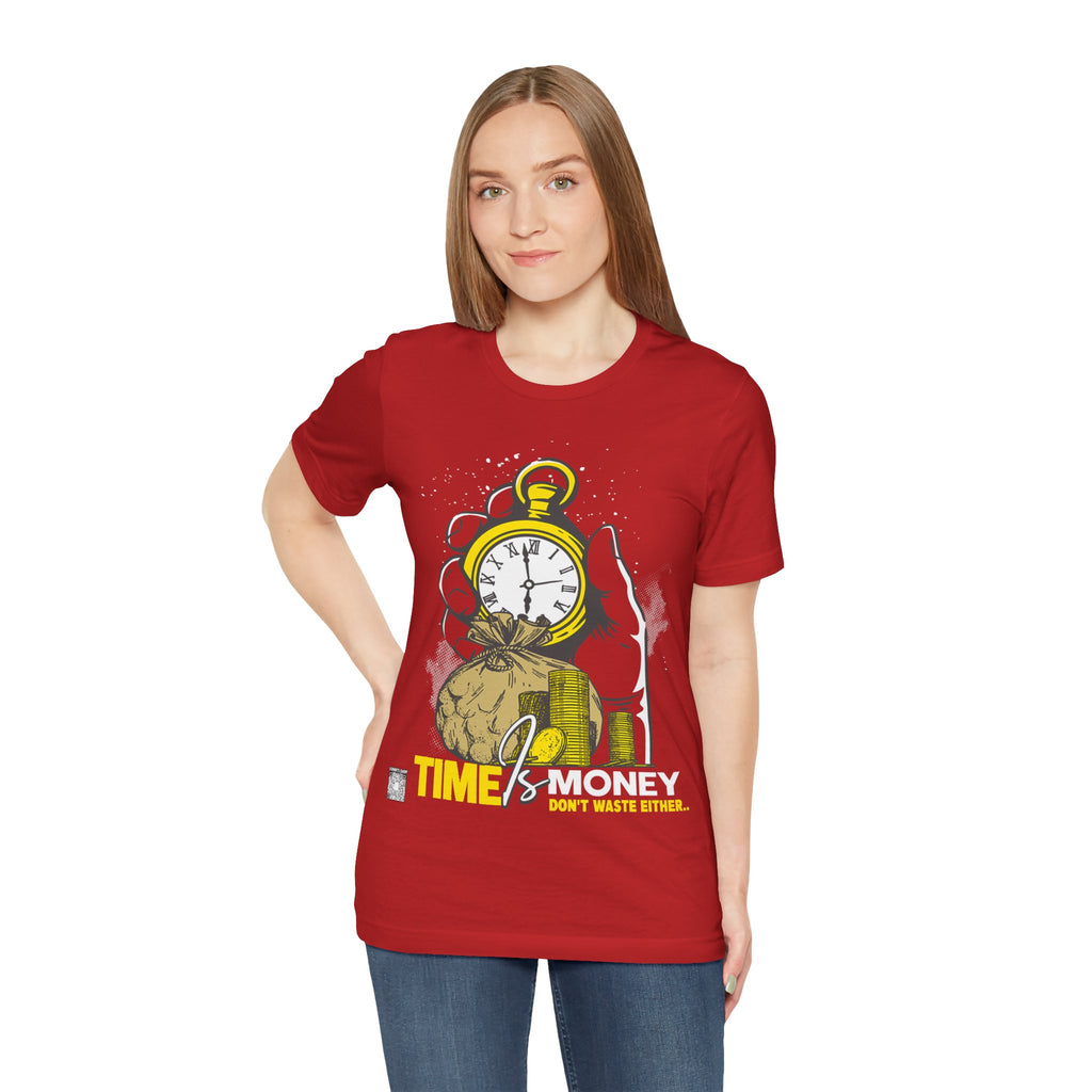 TIME IS MONEY Unisex Jersey Short Sleeve Tee