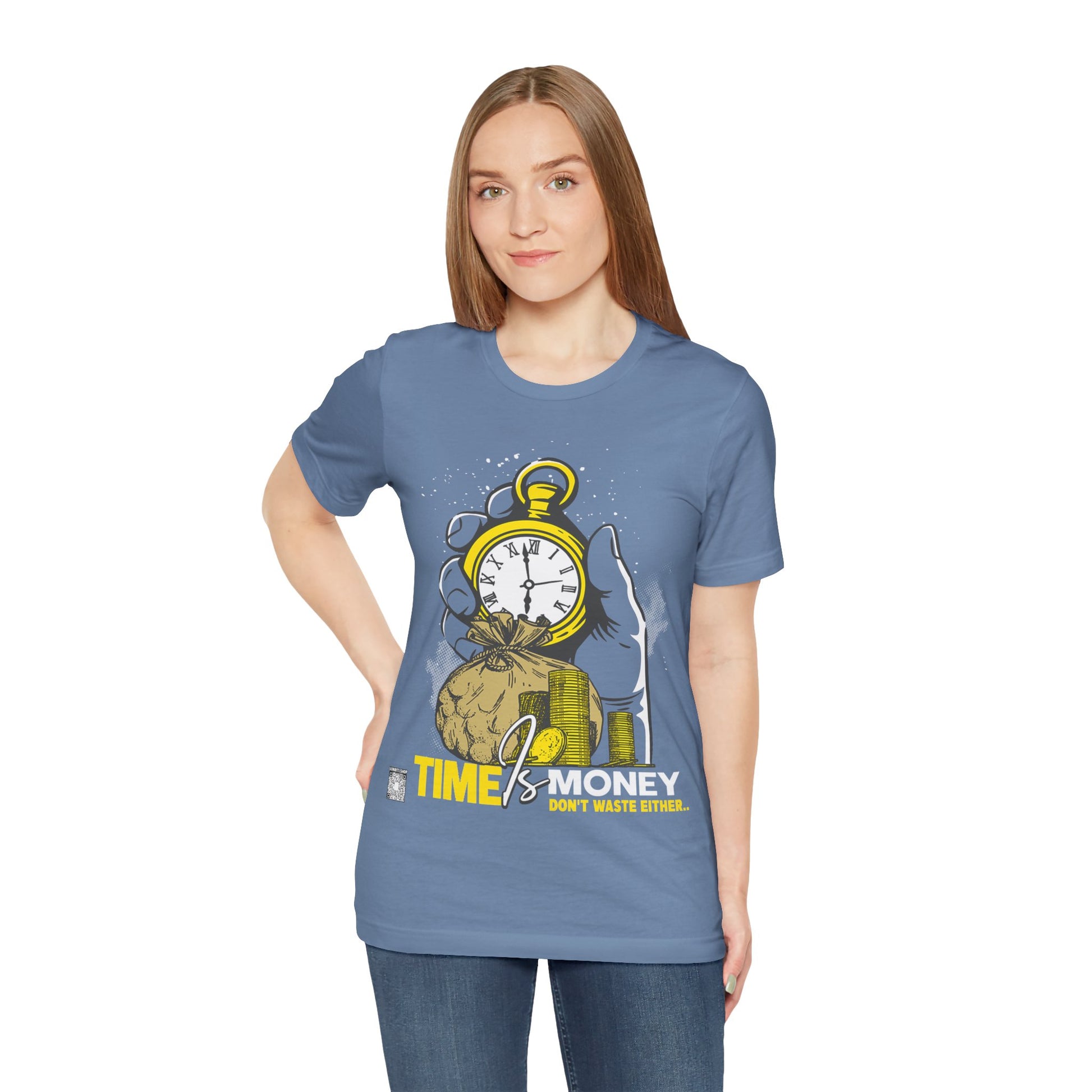 TIME IS MONEY Unisex Jersey Short Sleeve Tee