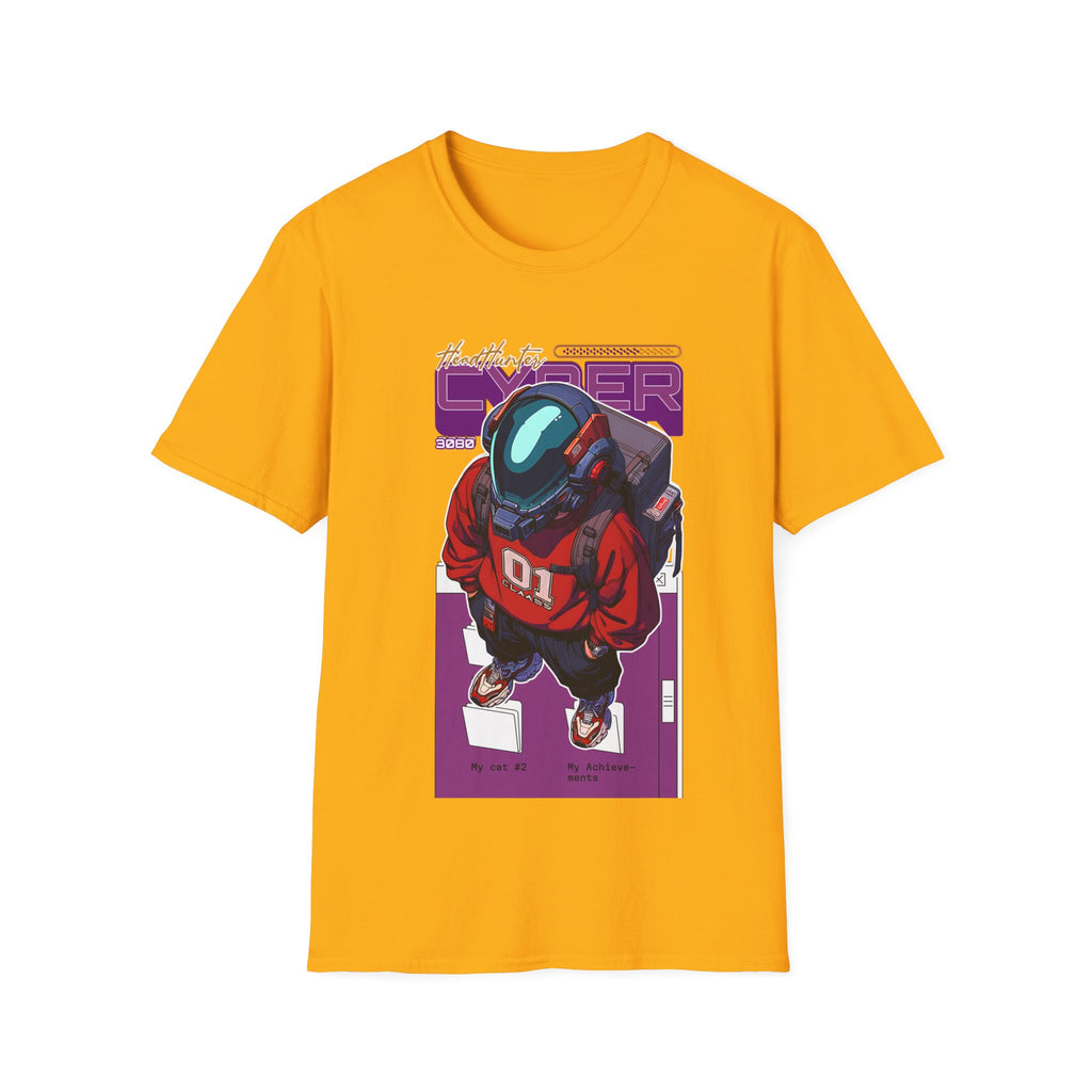 Cyber Astronaut Graphic T-Shirt — Futuristic Streetwear Tee