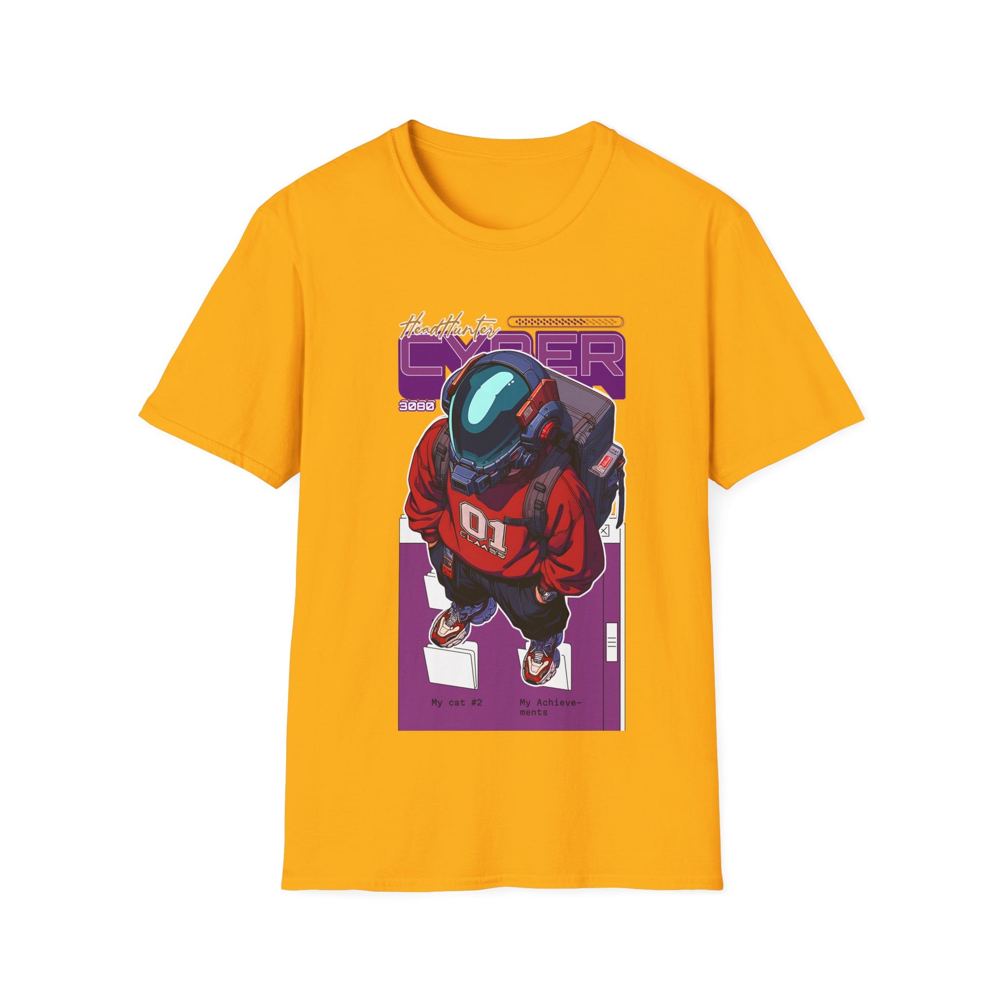 Cyber Astronaut Graphic T-Shirt — Futuristic Streetwear Tee