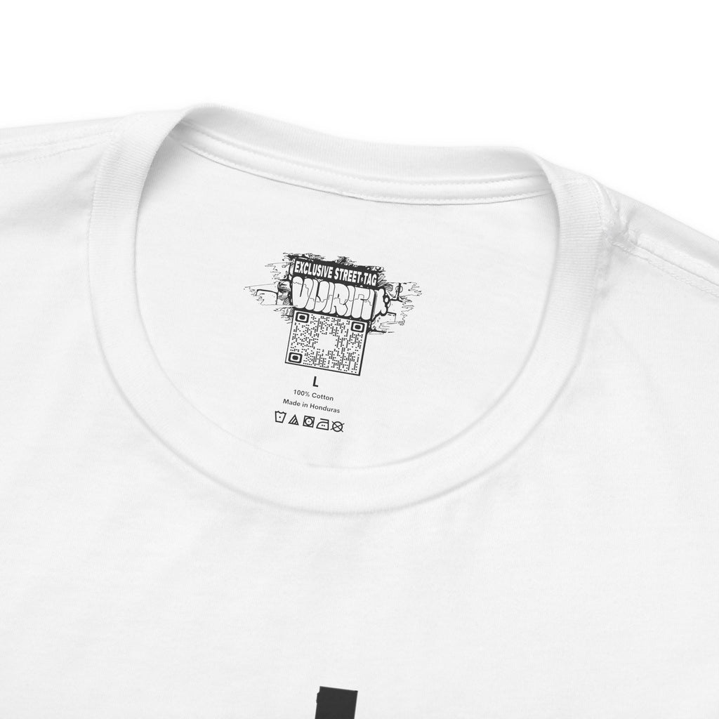 Detroit D Monochrome Tee — City Skyline & Motor Graphic T-Shirt