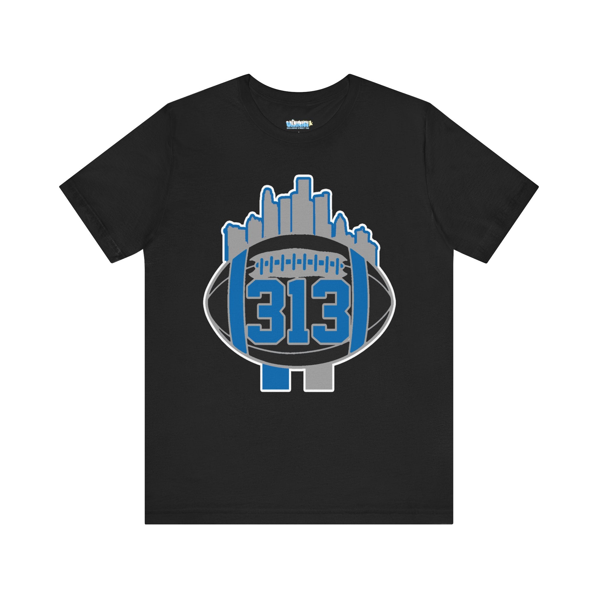 LION NEW COLORS DETROIT 313 FOOT BALL SHIRT