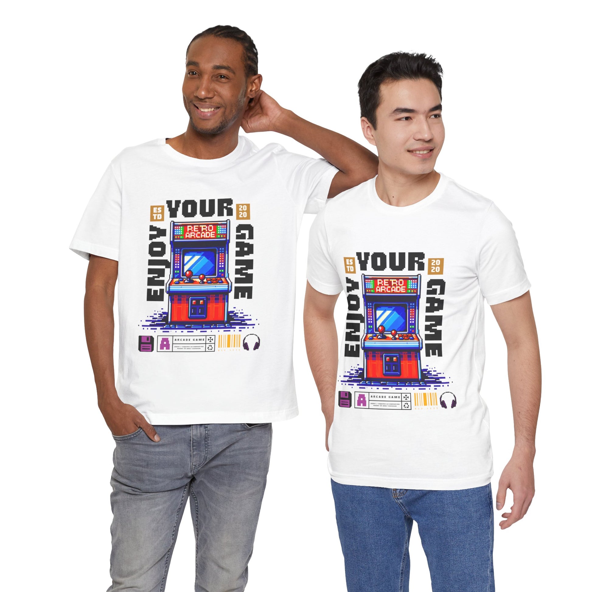 """"''Retro Arcade T-Shirt — Enjoy Your Game Vintage Gaming Tee