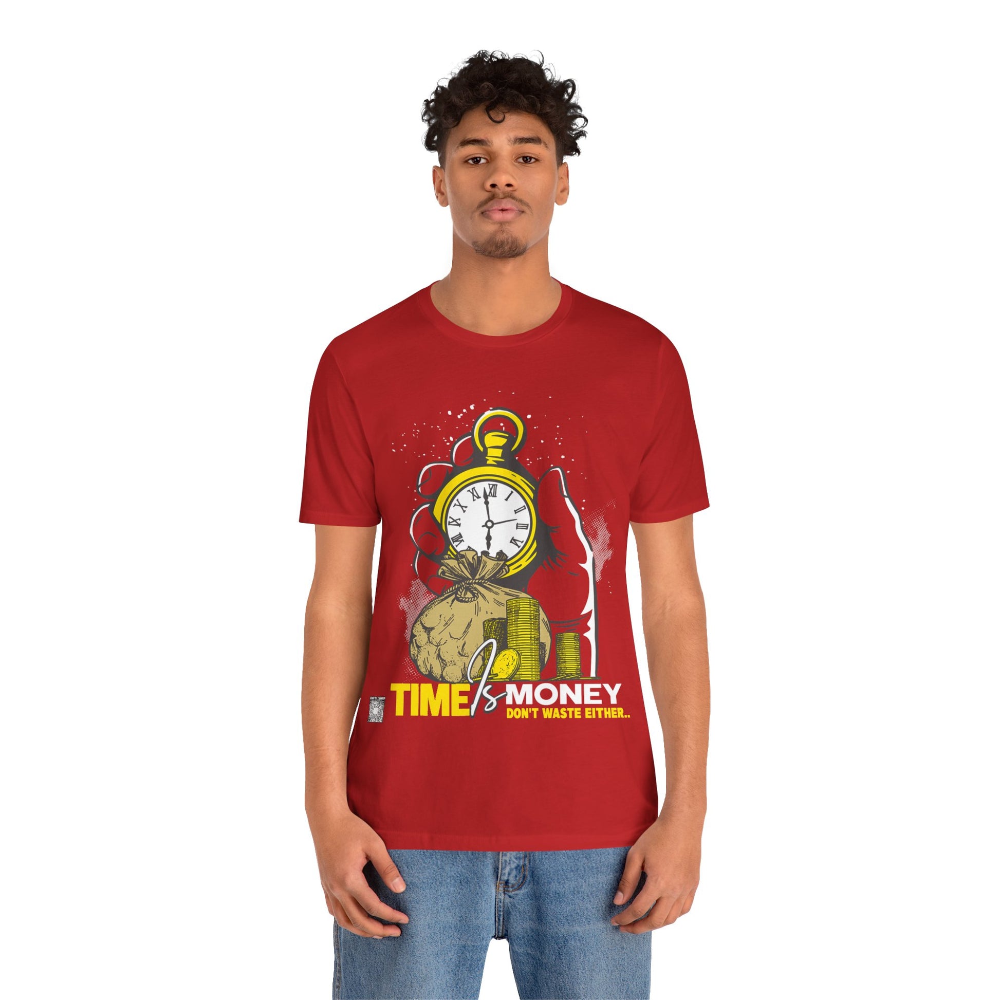 TIME IS MONEY Unisex Jersey Short Sleeve Tee