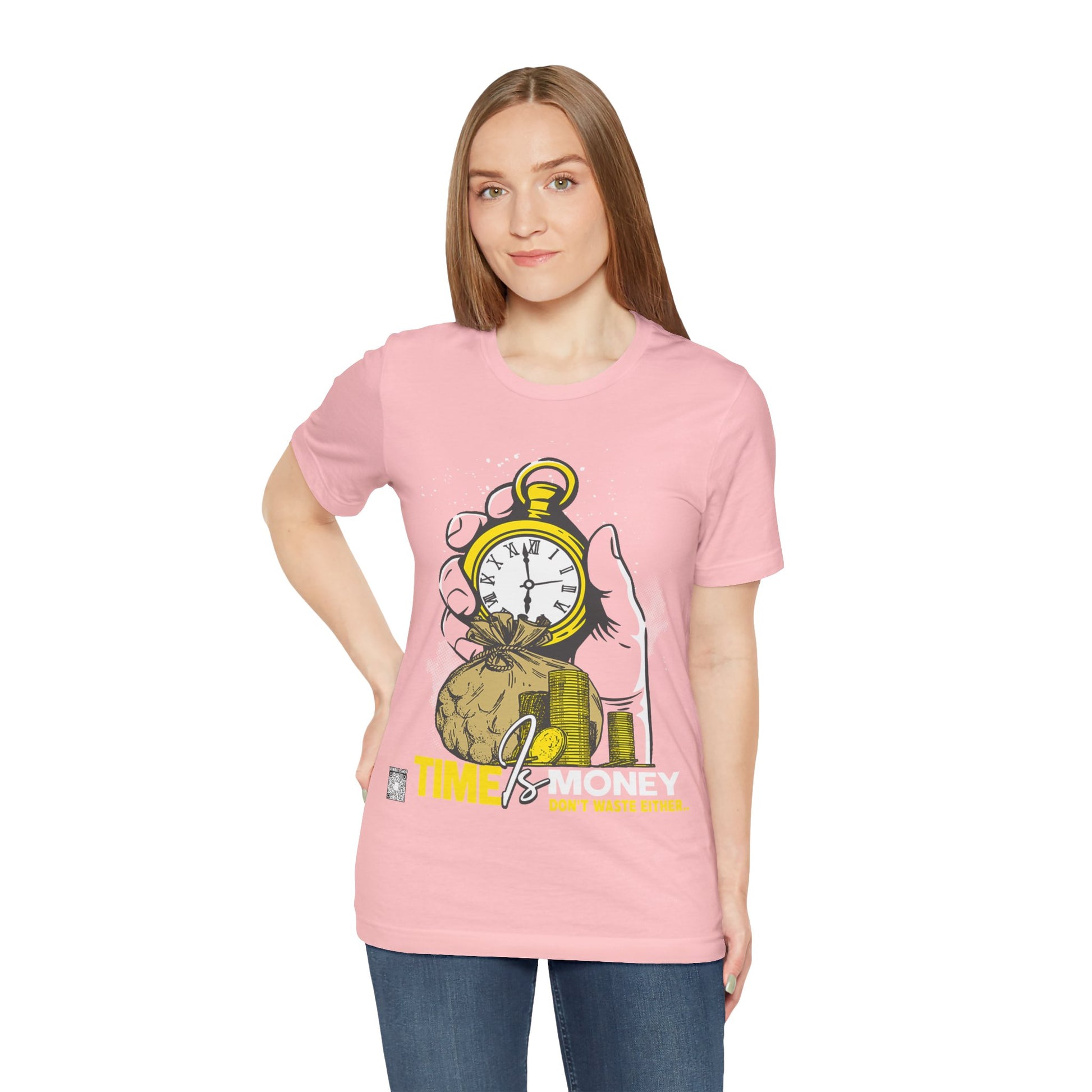TIME IS MONEY Unisex Jersey Short Sleeve Tee