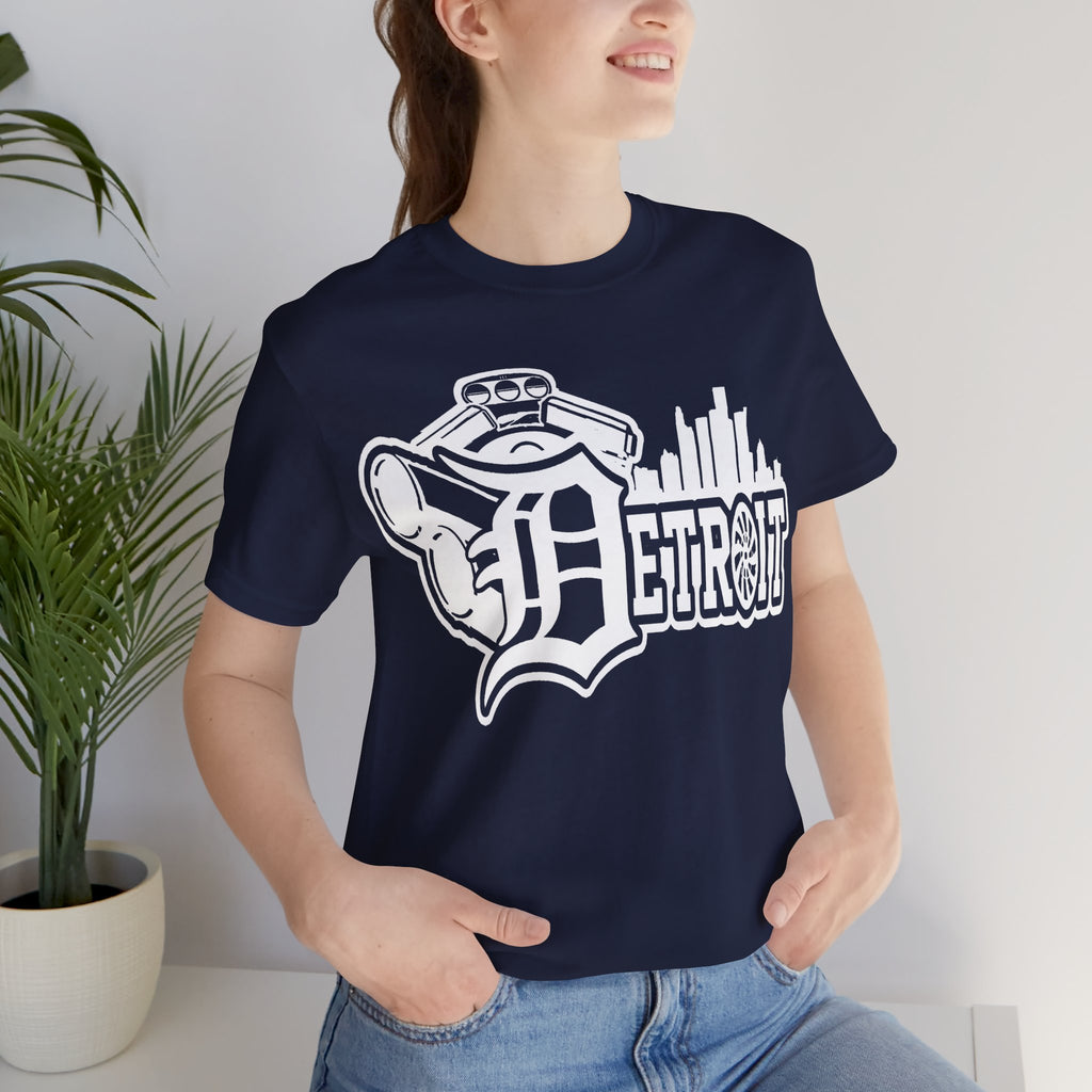 Detroit Skyline Tee — Vintage Motor City Logo T-Shirt