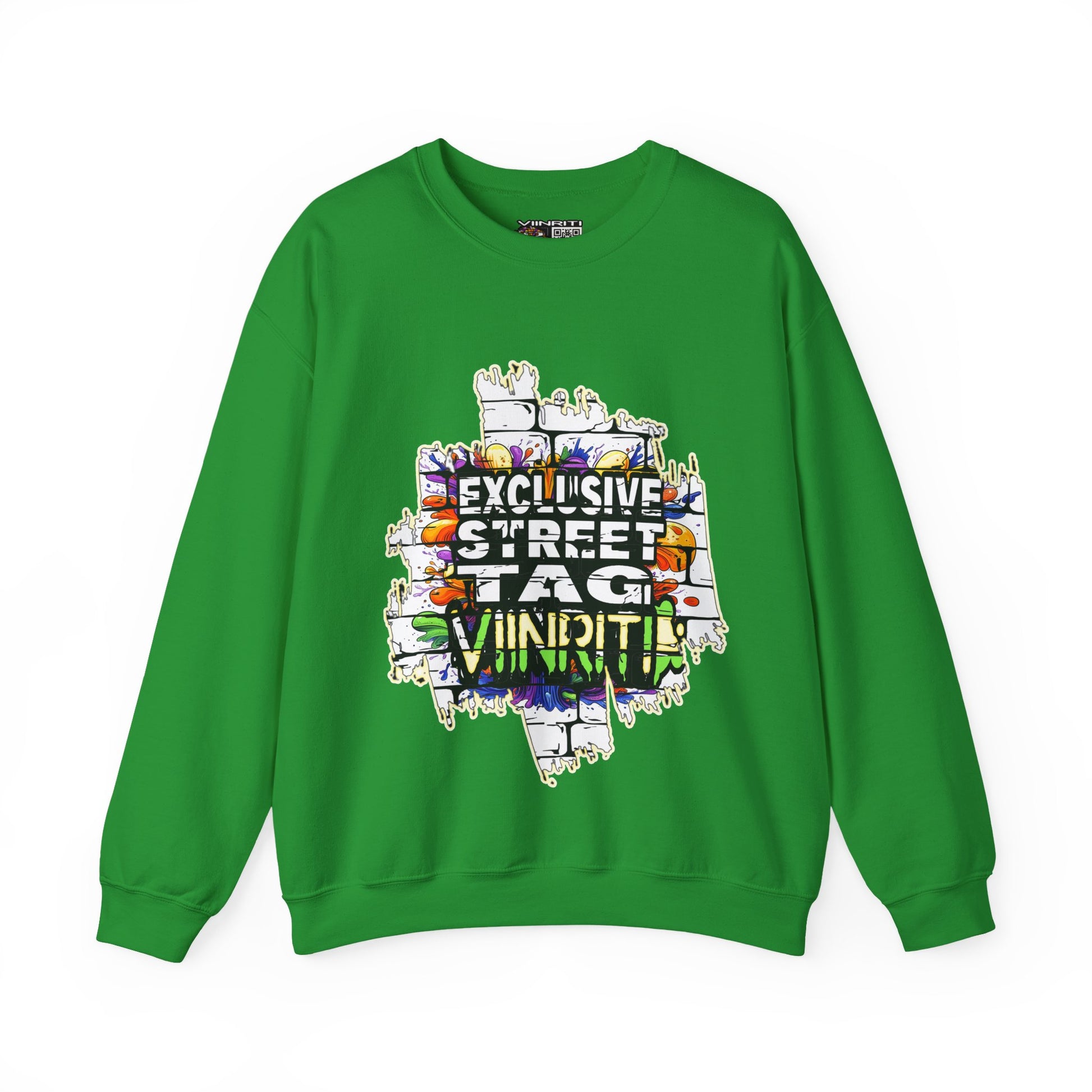 VIINRITI EXCLUSIVE Graffiti 'Exclusive Street Tag' Crewneck Sweatshirt