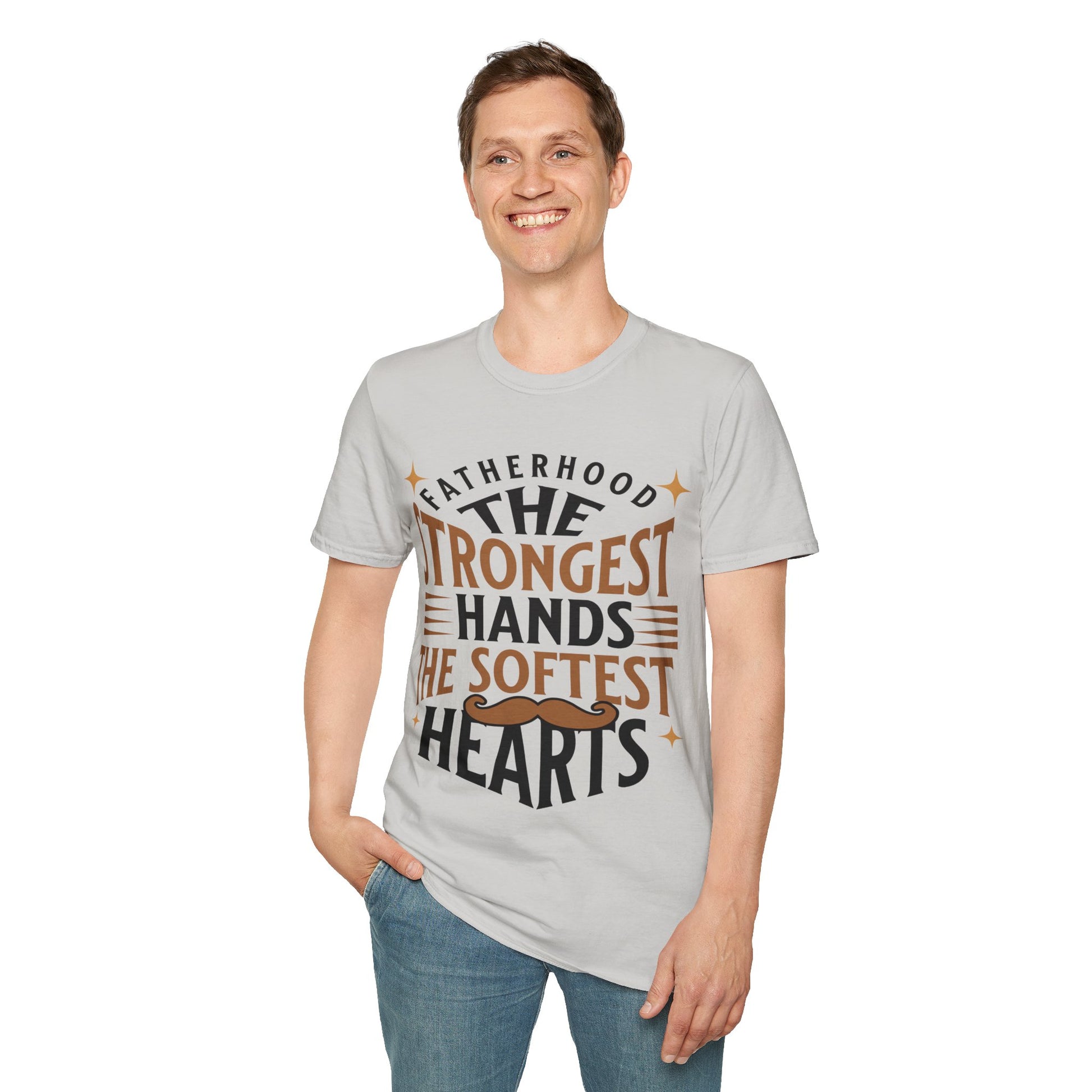 Fatherhood T-Shirt, Softstyle Tee for Dads, Gifts for Father's Day, Casual Wear, Unique Men’s Apparel, Family Celebration Top