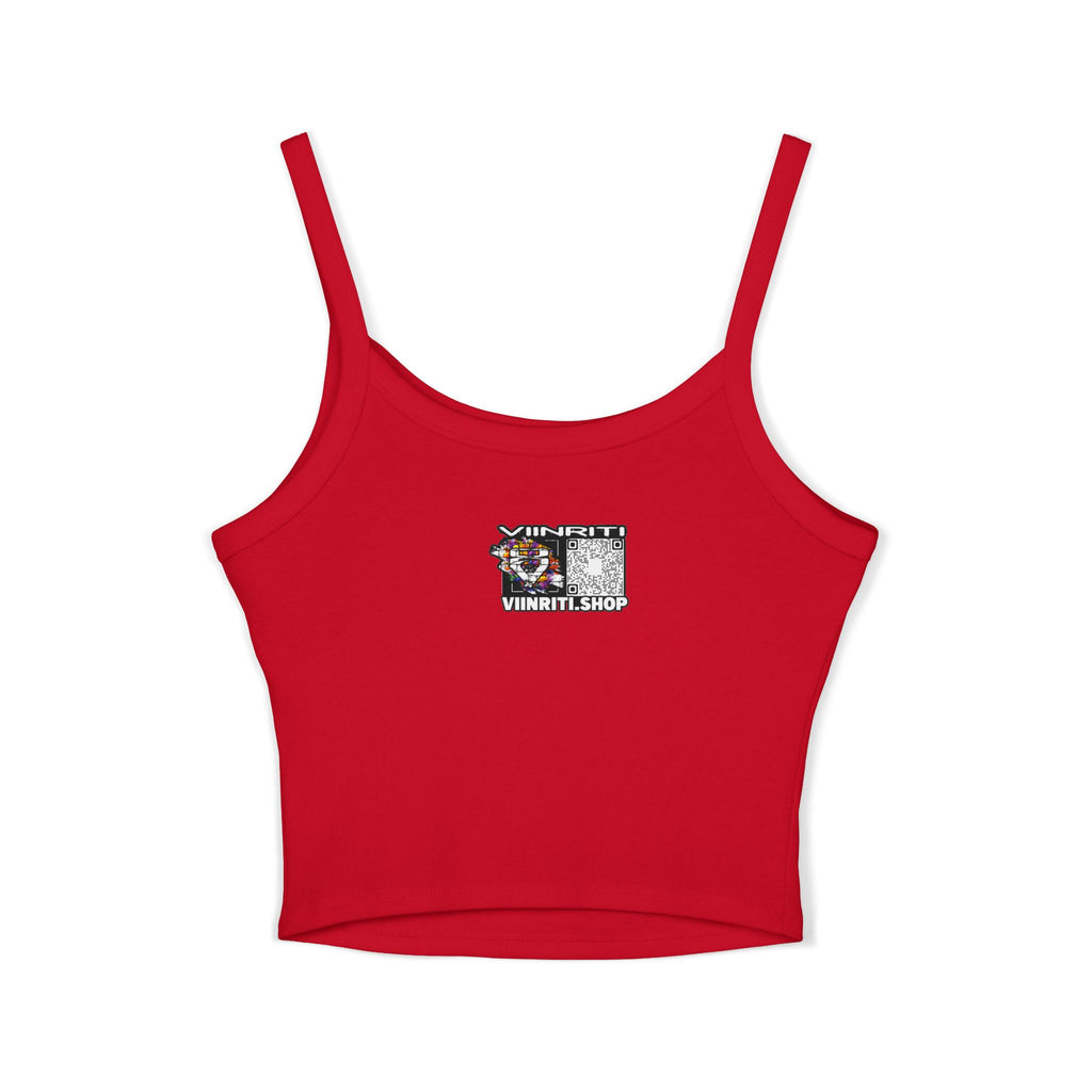 Cosmic Girl  Crop Tank Top — Abstract Galaxy Face Art