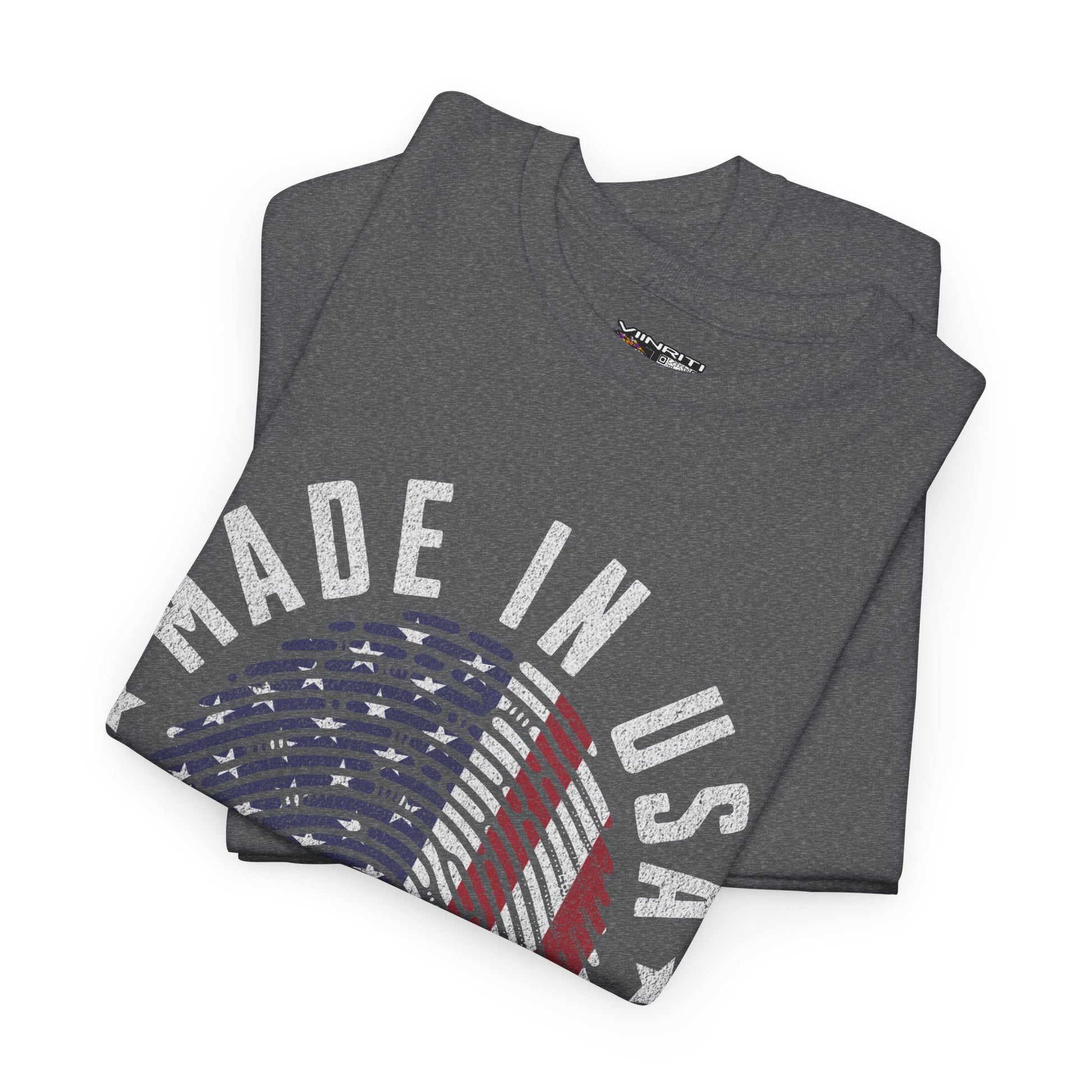 "Patriotic Unisex Heavy Cotton Tee | Made in USA T-Shirt, Graphic Tee for Independence Day, Casual Wear, Gift Idea, American Pride