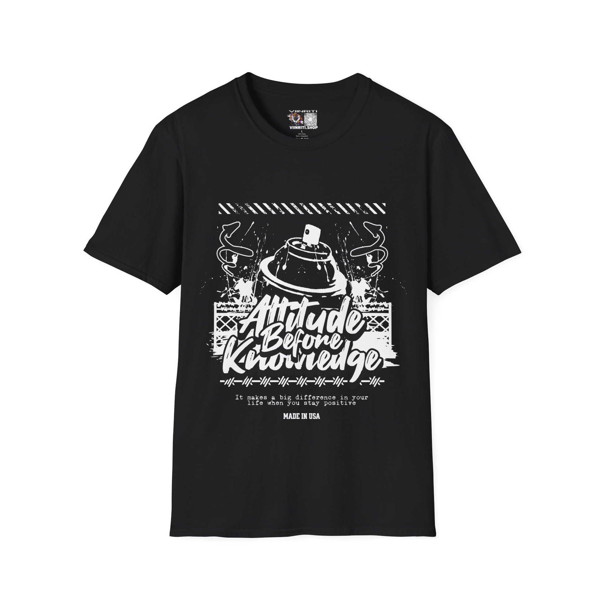 Attitude Before Knowledge Graphic Tee