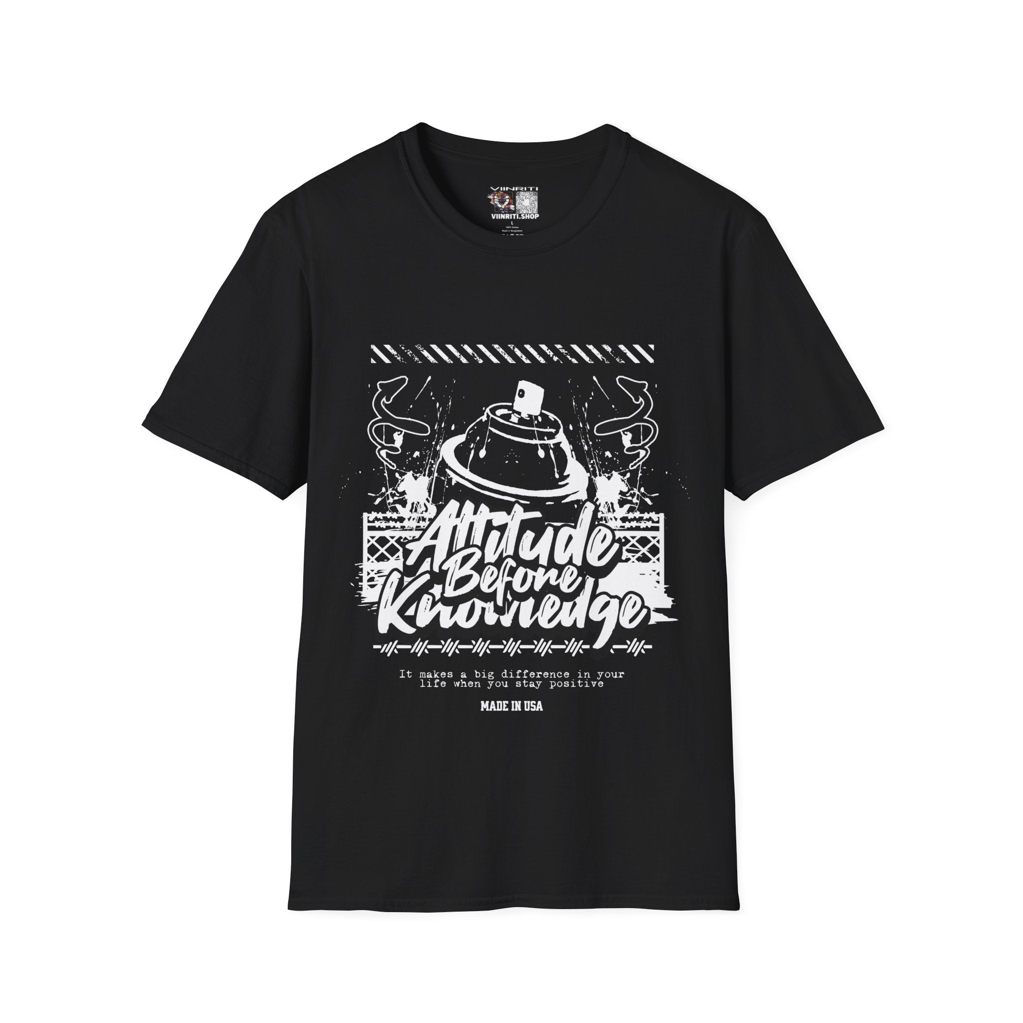 Attitude Before Knowledge Graphic Tee