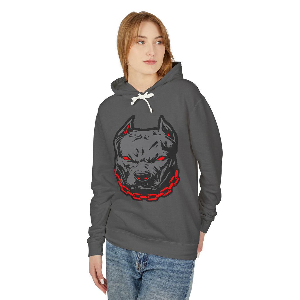 Pitbull Hoodie, Lightweight Animal Sweatshirt, Perfect for Dog Lovers, Outdoor Wear, Casual Style, Gift for Pet Owners
