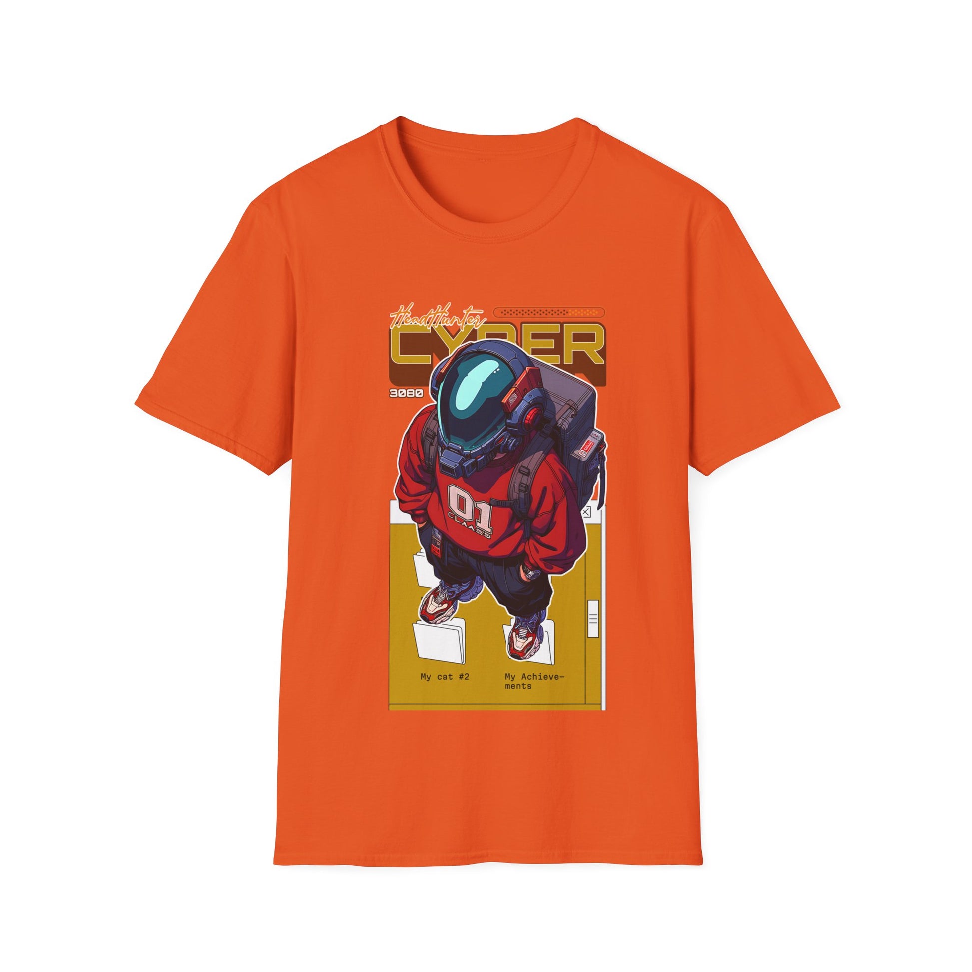 Cyber Astronaut Graphic T-Shirt — Futuristic Streetwear Tee