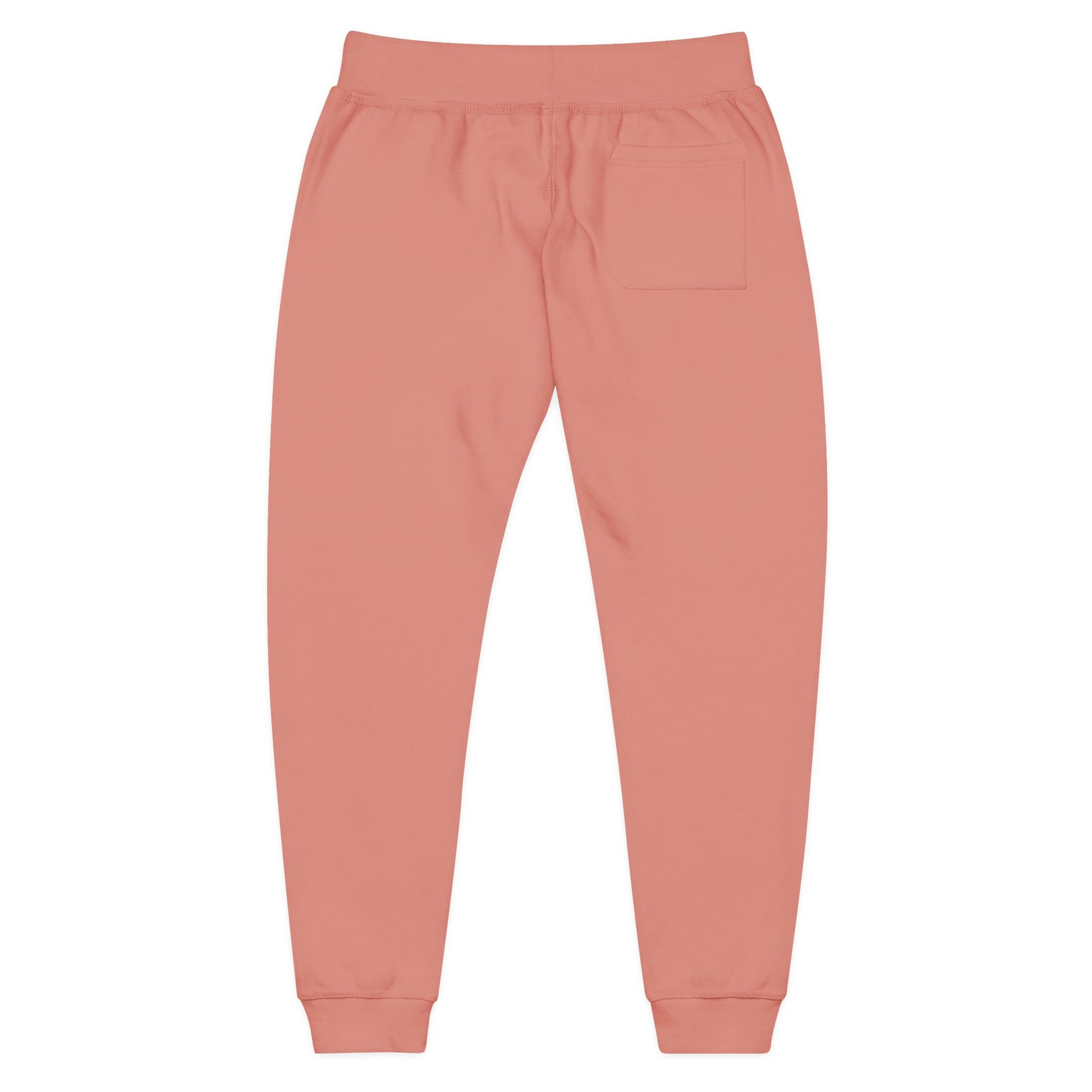 Viinriti Embroidered l Sweatpants — Cozy White Fleece Joggers