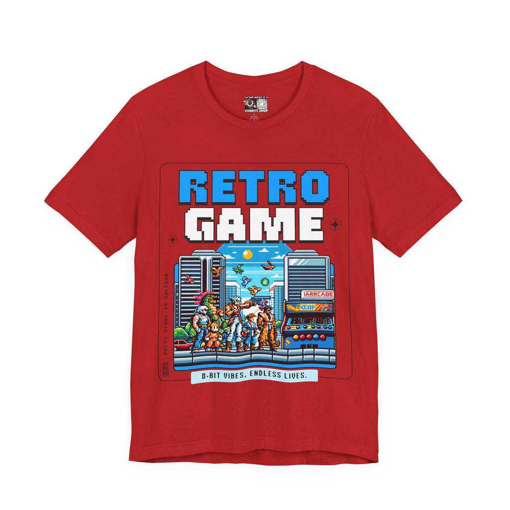 Retro Game T‑Shirt — 8‑Bit Arcade Scene Tee