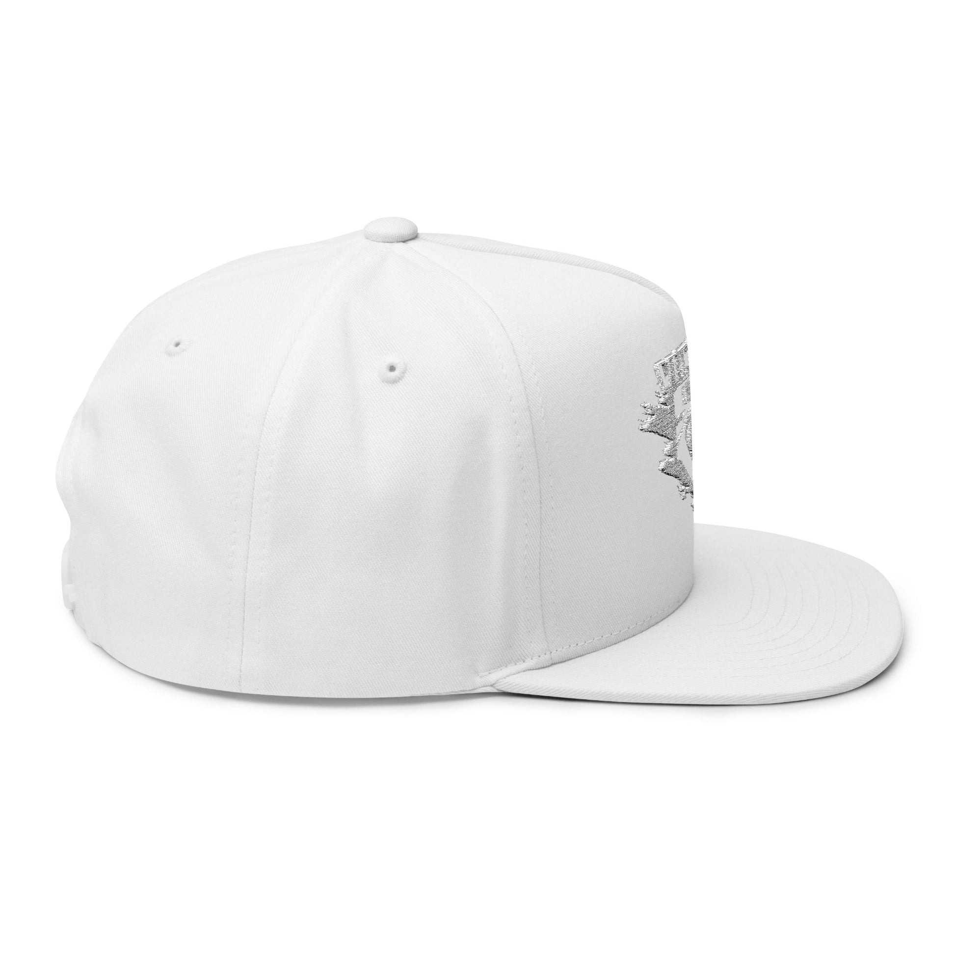 VIINRITI Embroidered Nevada Outline Flat Bill Cap – Distressed State Logo Snapback