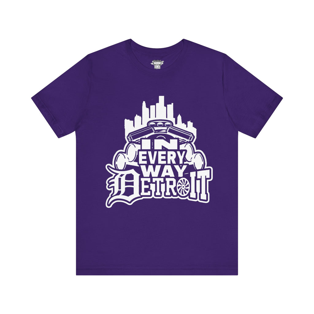 Detroit Big Pipes Unisex Tee, City Pride Shirt, Automotive Enthusiast Top, Casual Wear, Gift for Detroit Lovers