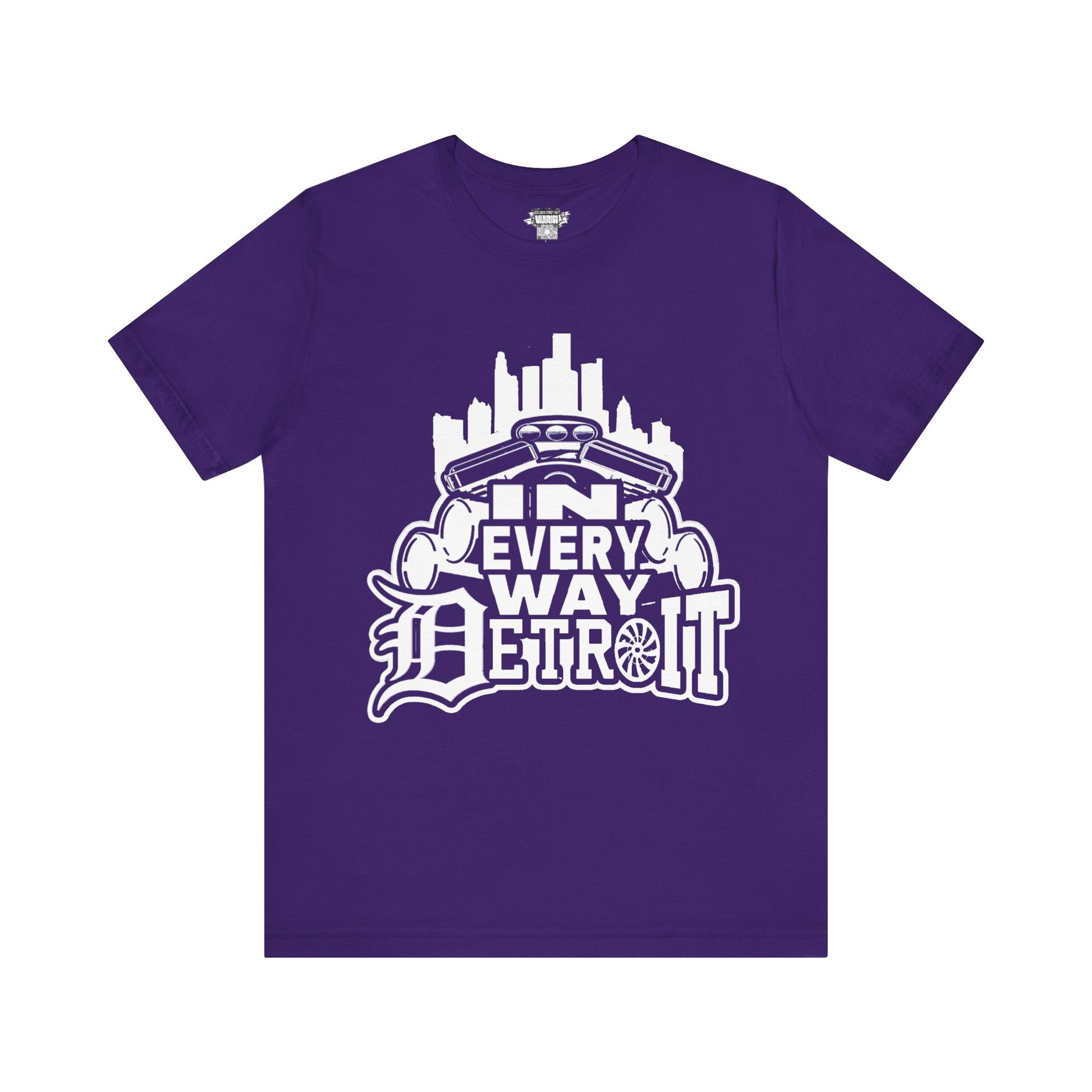 Detroit Big Pipes Unisex Tee, City Pride Shirt, Automotive Enthusiast Top, Casual Wear, Gift for Detroit Lovers