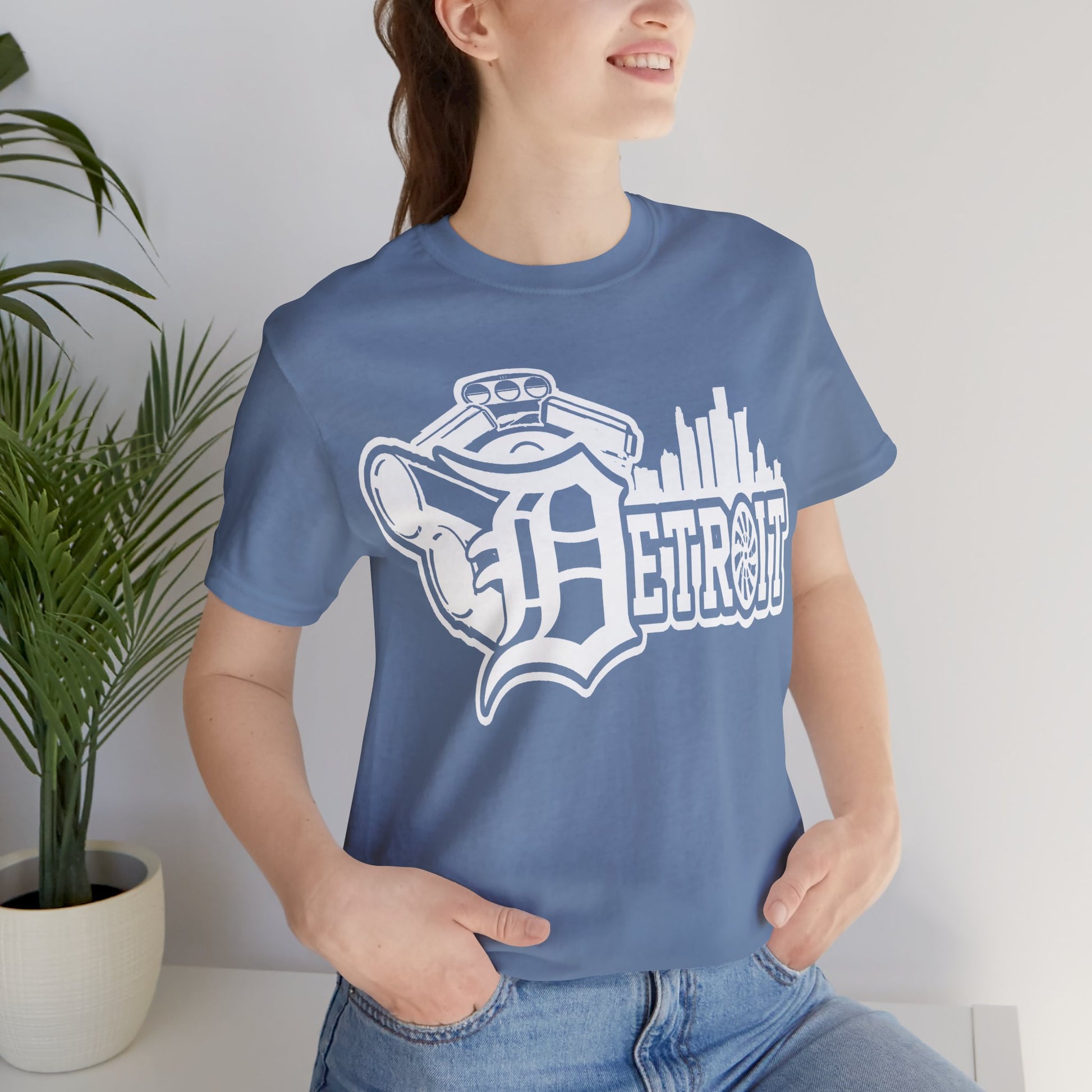 Detroit Skyline Tee — Vintage Motor City Logo T-Shirt
