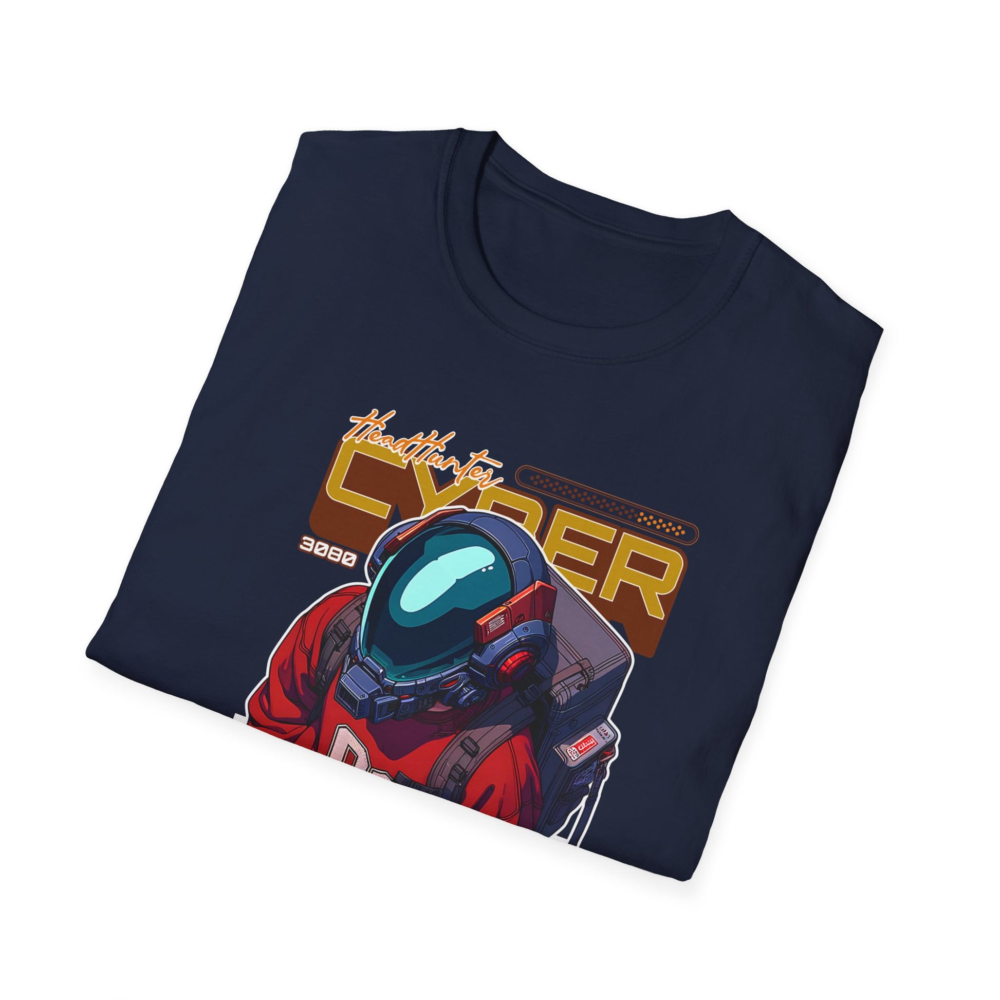 Cyber Astronaut Graphic T-Shirt — Futuristic Streetwear Tee