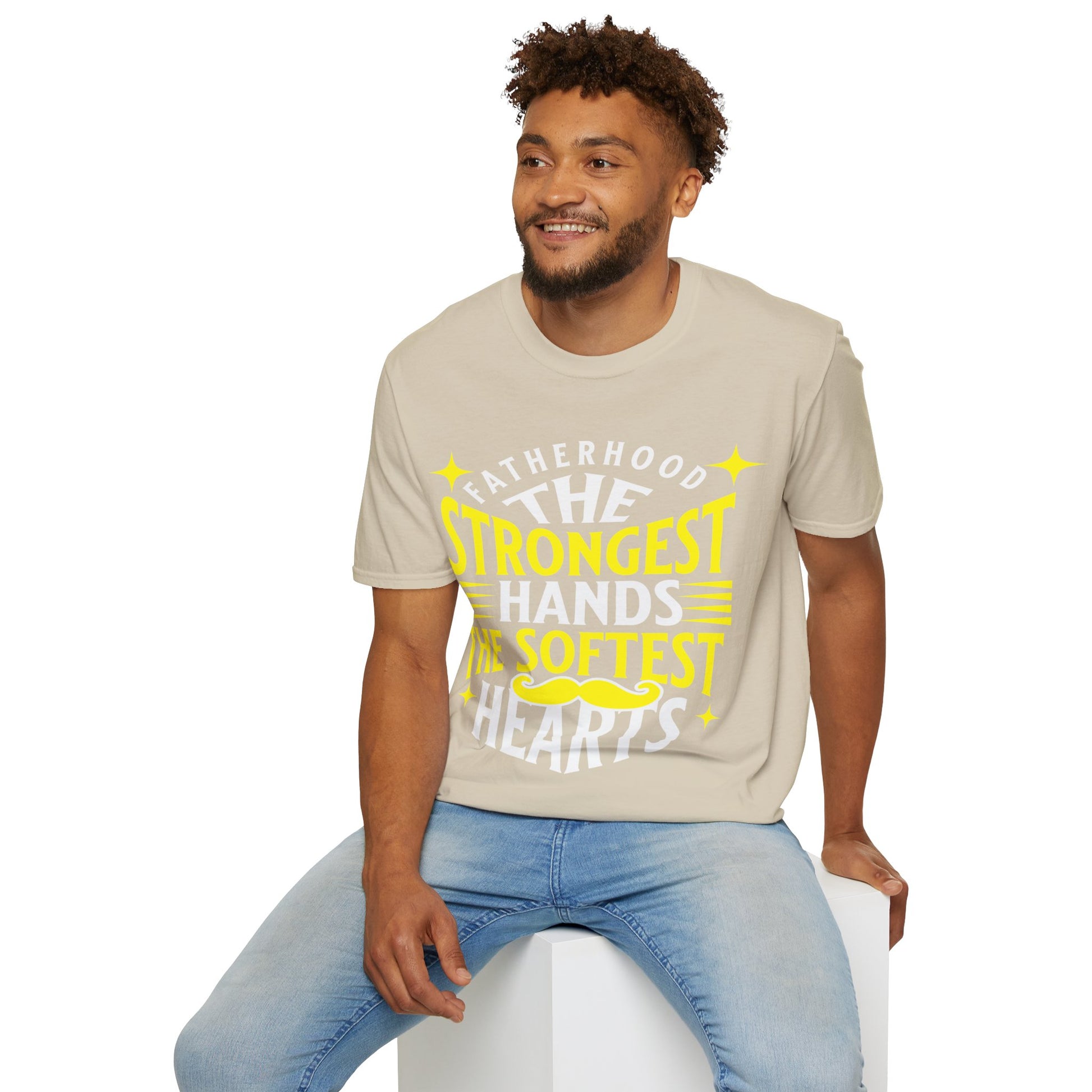 Fatherhood T-Shirt, Softstyle Tee for Dads, Gifts for Father's Day, Casual Wear, Unique Men’s Apparel, Family Celebration Top