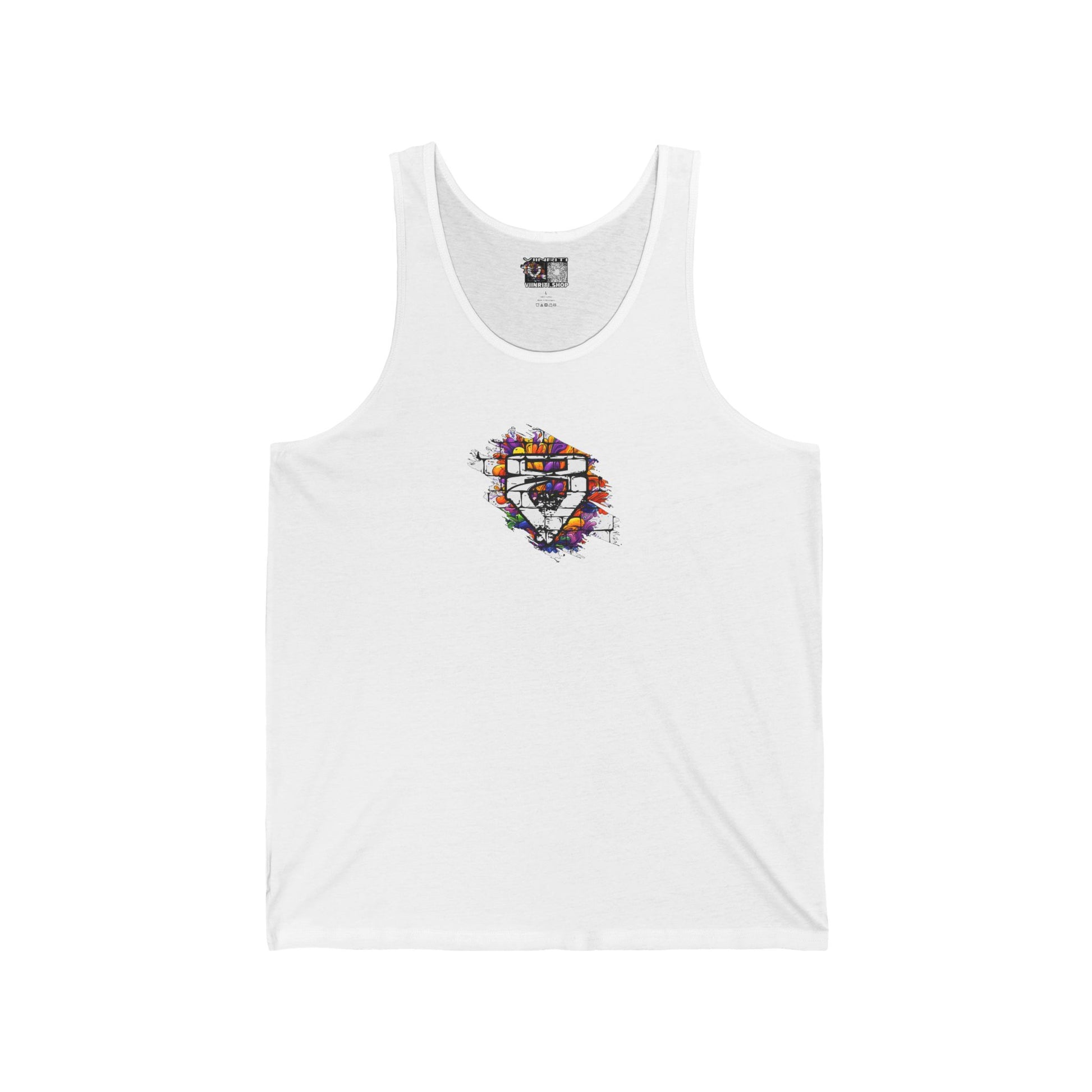 """" Viinriti Street Tag Vividity Tank Top — Graffiti Urban Art Sleeveless Tee