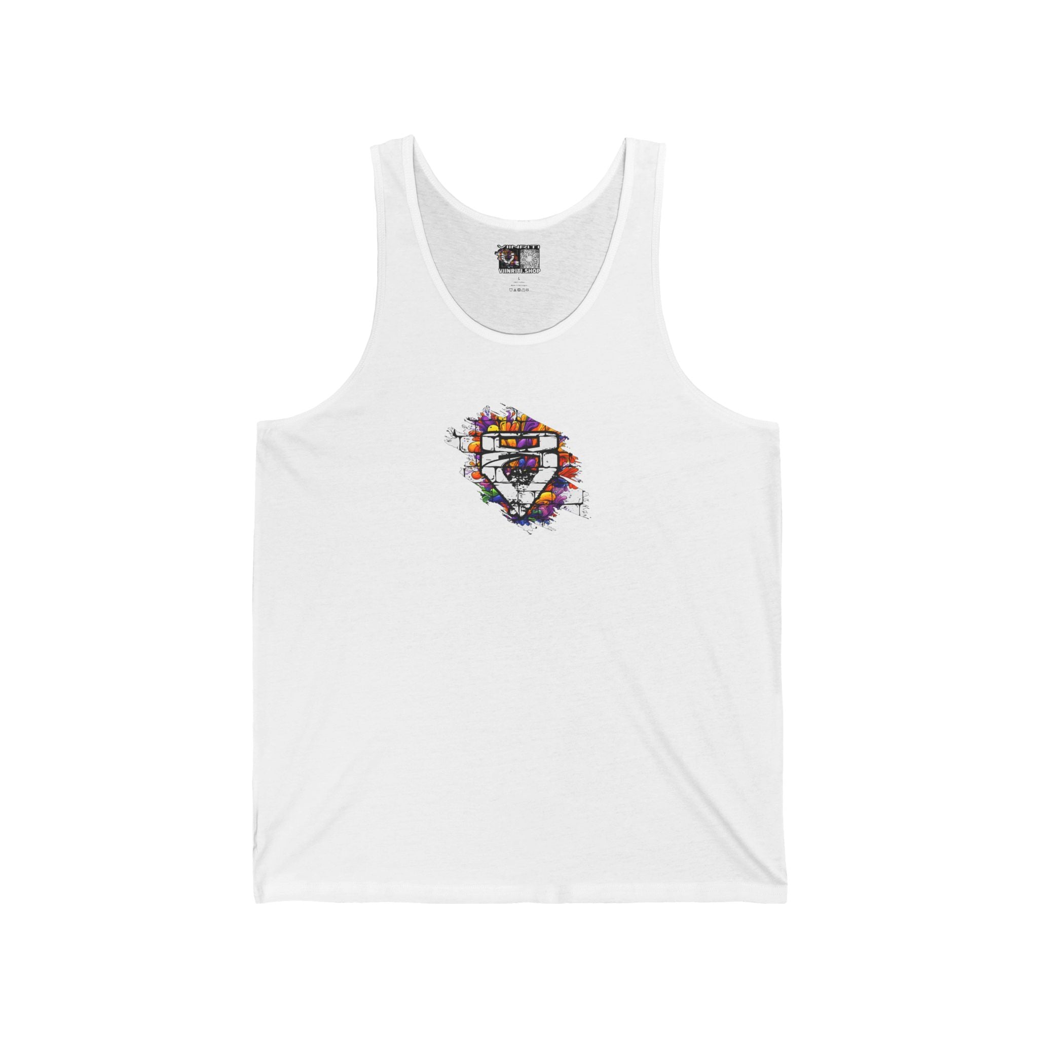"""" Viinriti Street Tag Vividity Tank Top — Graffiti Urban Art Sleeveless Tee