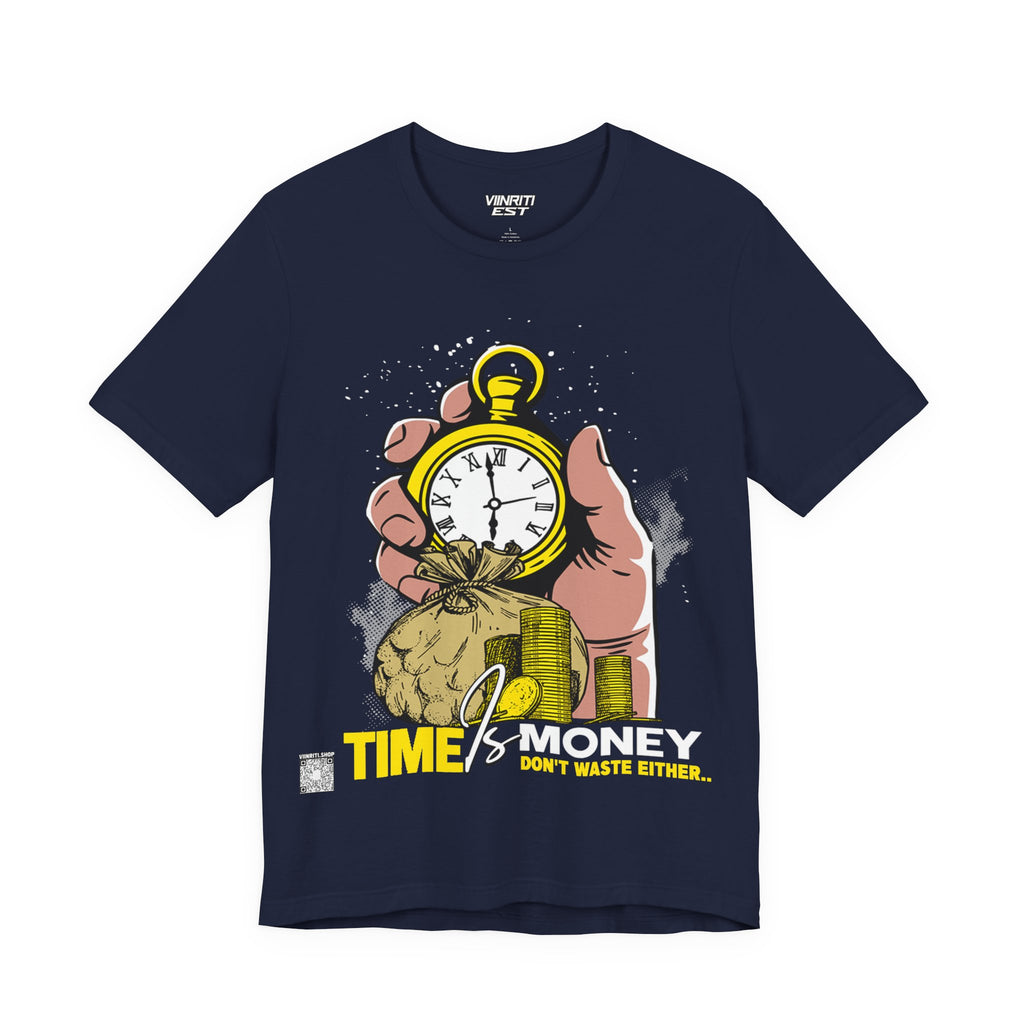 TIME IS MONEY Unisex Jersey Short Sleeve Tee
