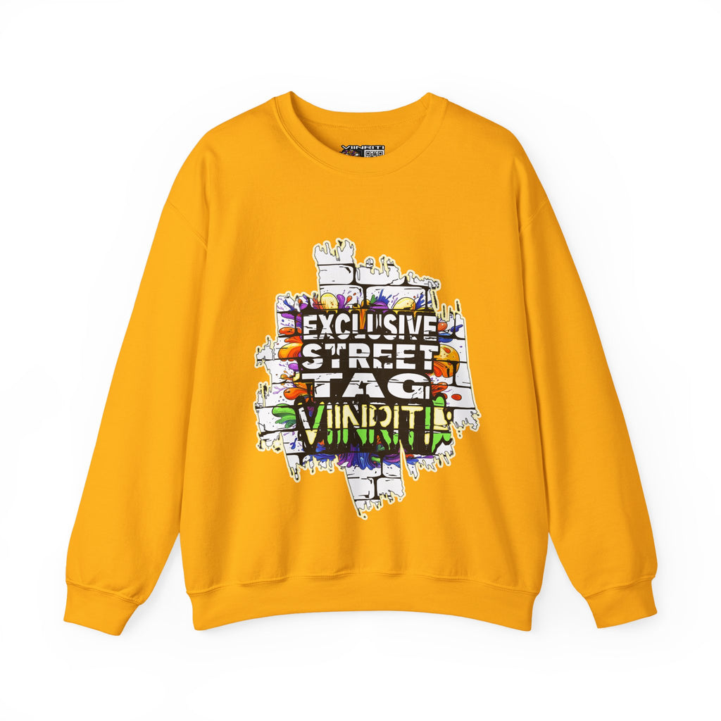 VIINRITI EXCLUSIVE Graffiti 'Exclusive Street Tag' Crewneck Sweatshirt