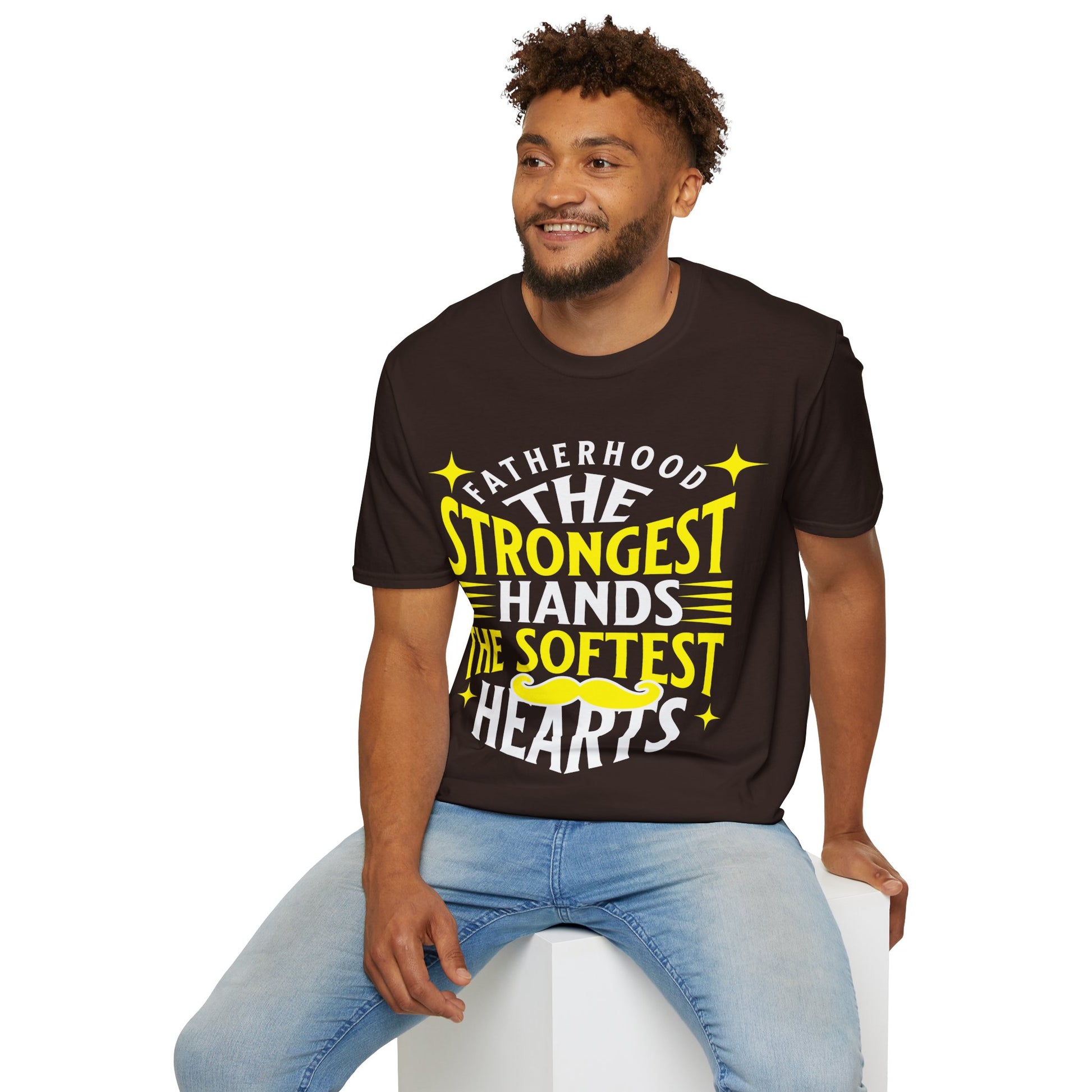 Fatherhood T-Shirt, Softstyle Tee for Dads, Gifts for Father's Day, Casual Wear, Unique Men’s Apparel, Family Celebration Top