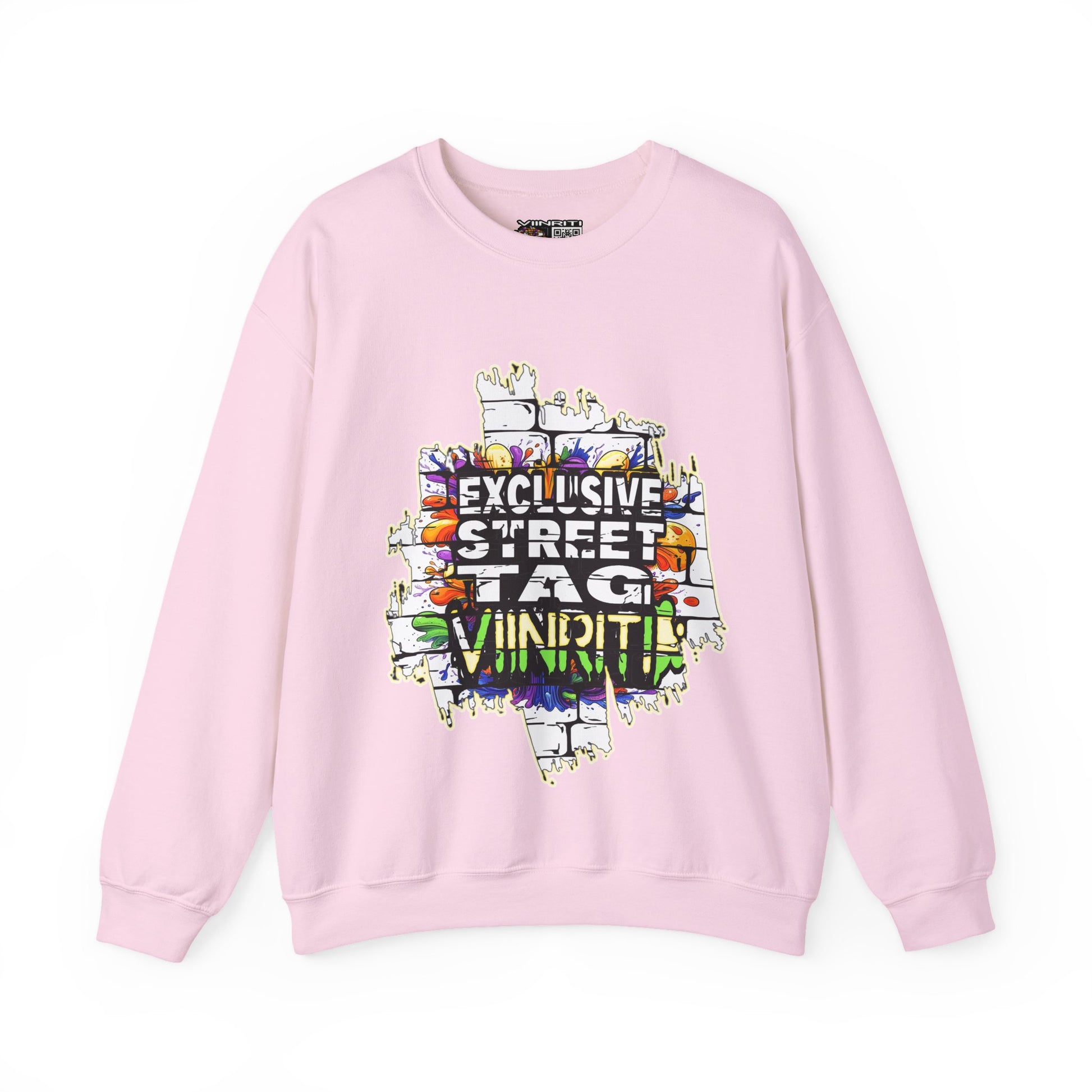 VIINRITI EXCLUSIVE Graffiti 'Exclusive Street Tag' Crewneck Sweatshirt