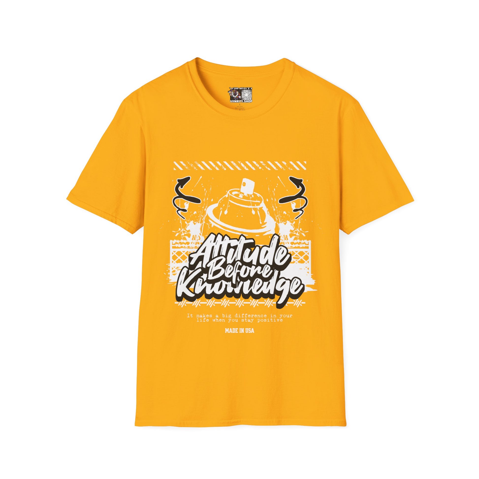 Attitude Before Knowledge Graphic Tee