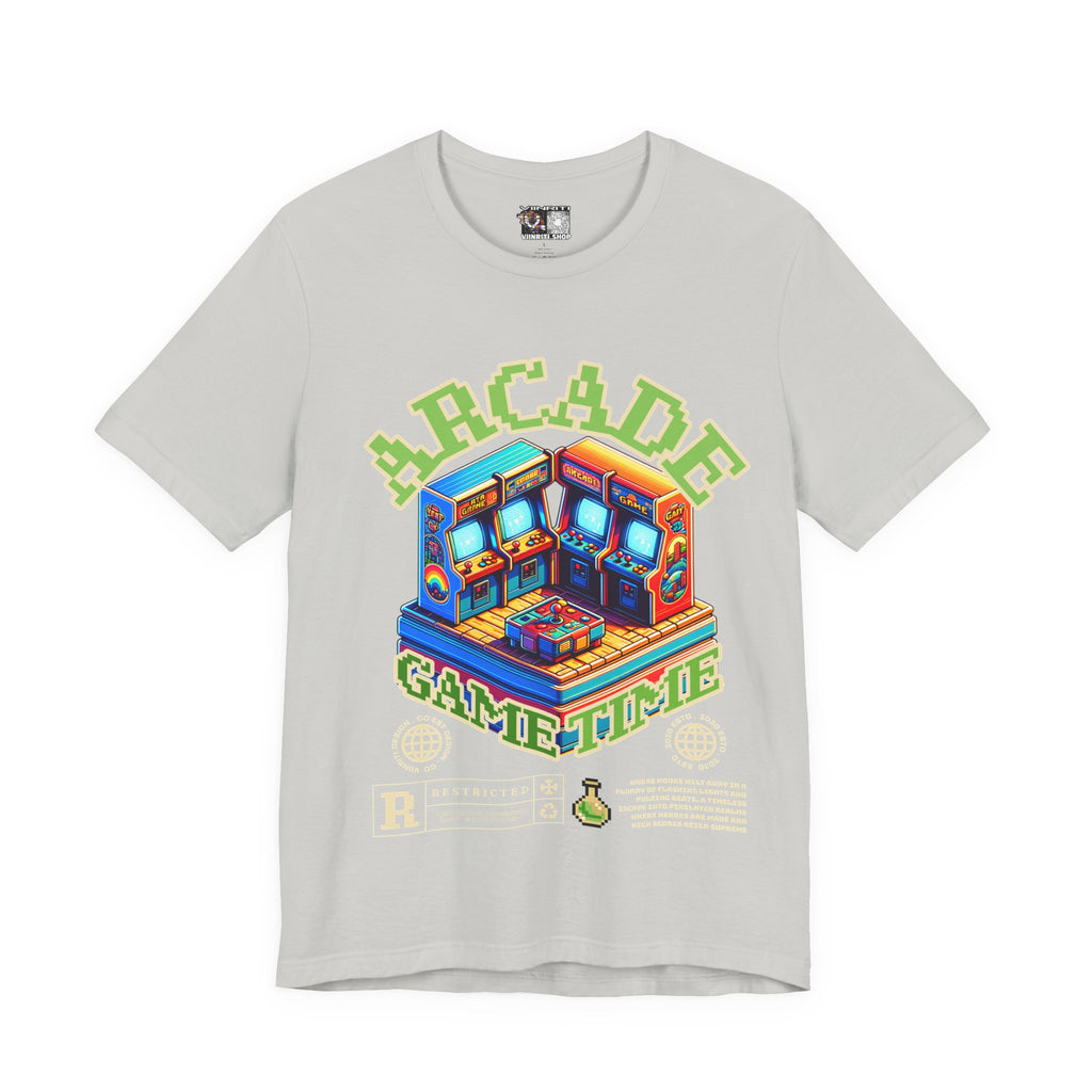Arcade Game Time Tee — Retro Pixel Arcade Gaming T-Shirt