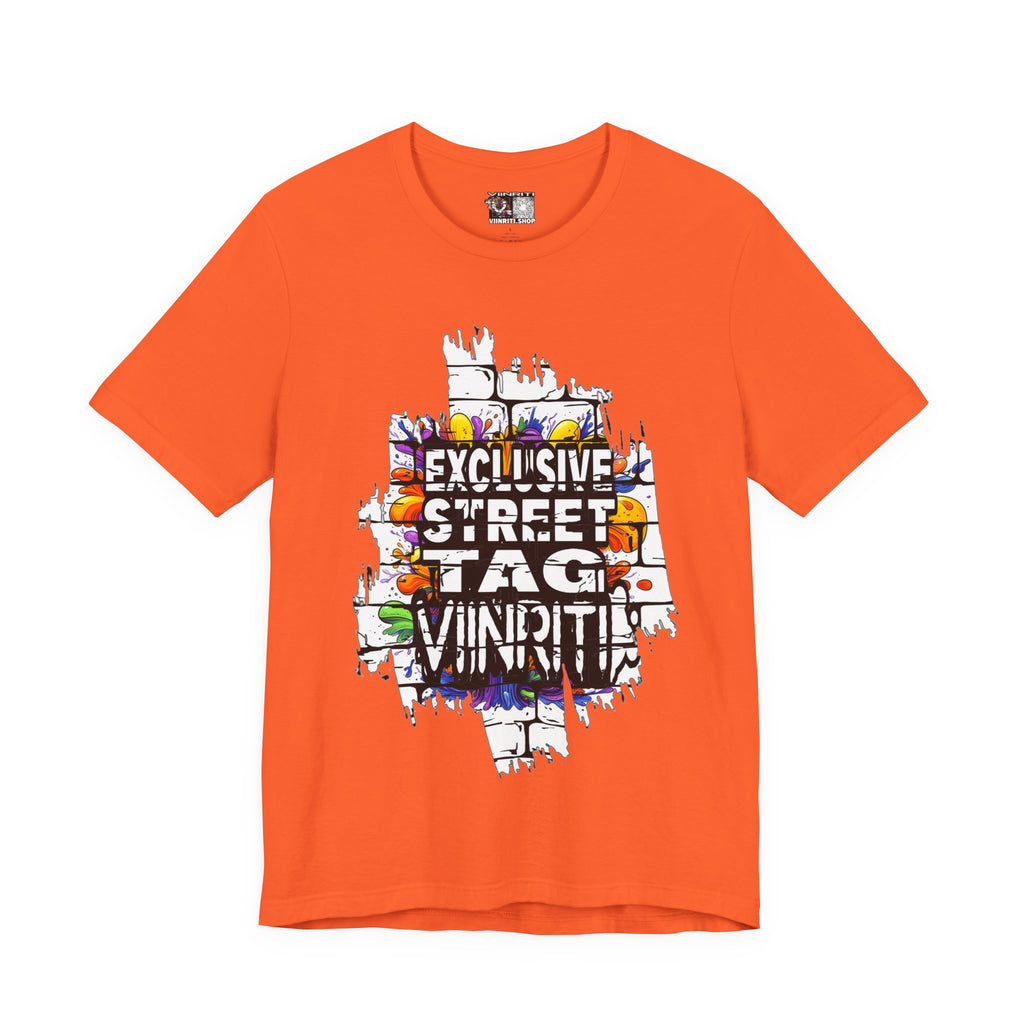 Viiriti Exclusive Street Tag Graffiti T-Shirt — "Exclusive Street Tag Vinnit" Urban Art Tee